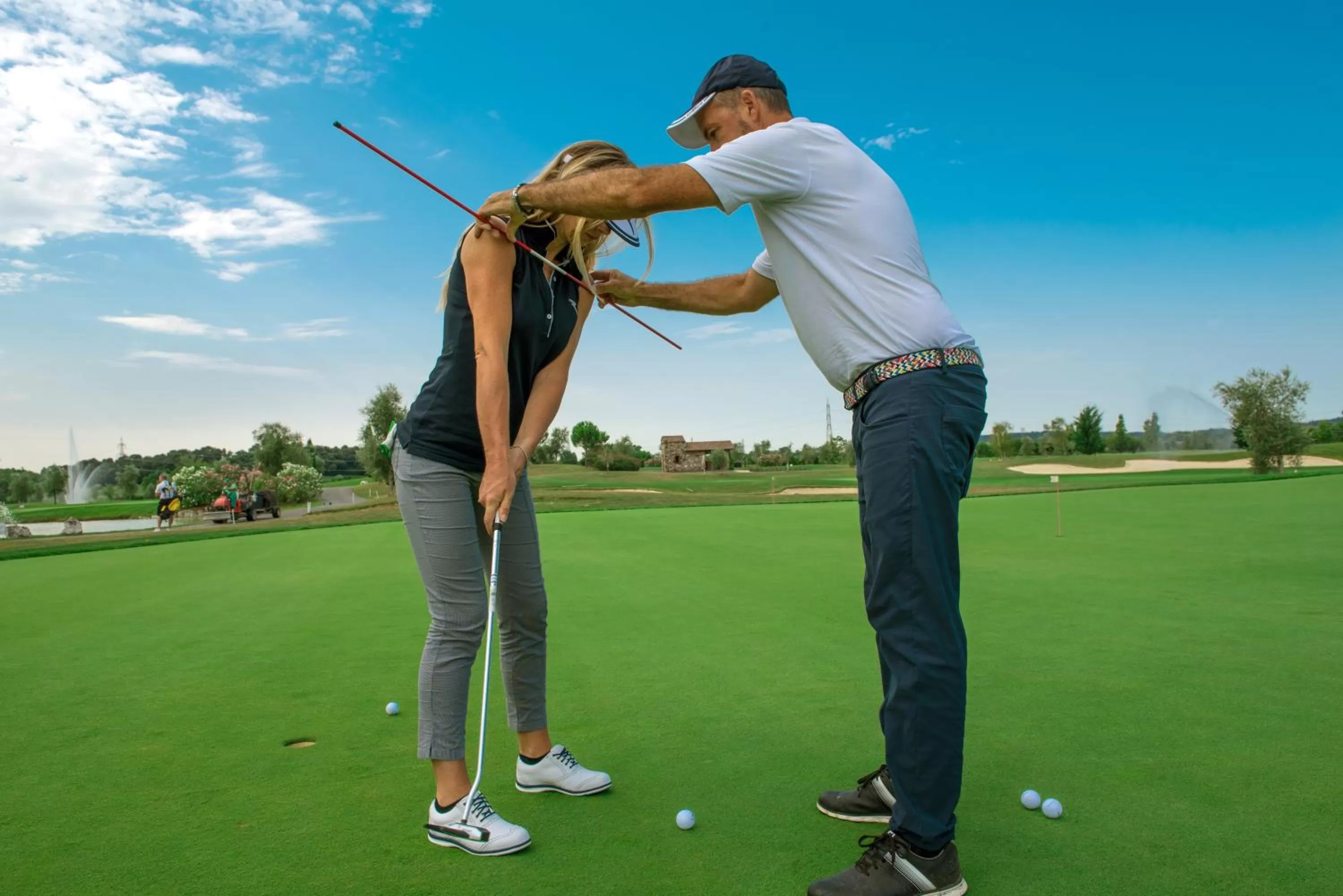 Golfcourse in Garda Apartments San Vigilio Golf