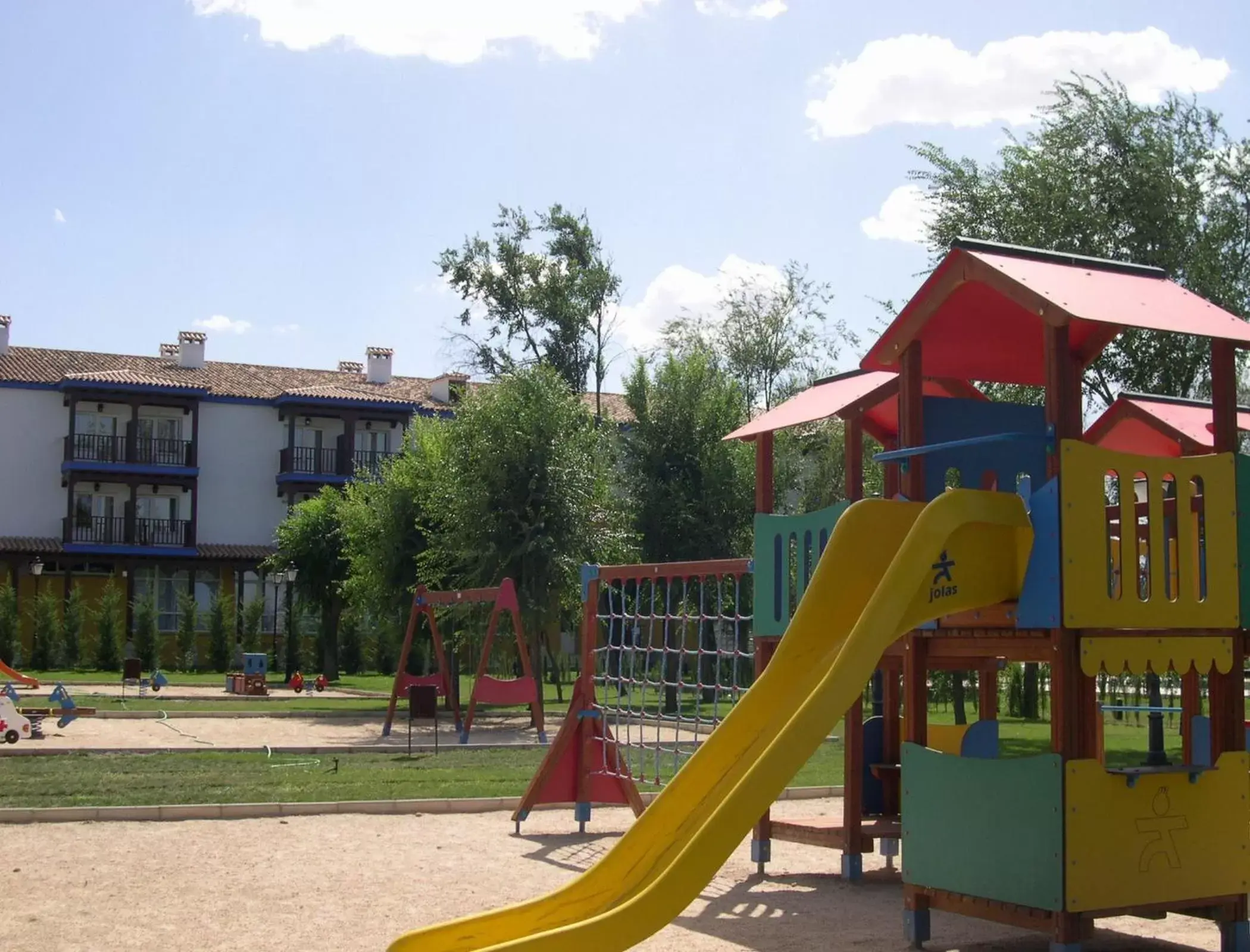 Children play ground, Children's Play Area in Parador de Manzanares