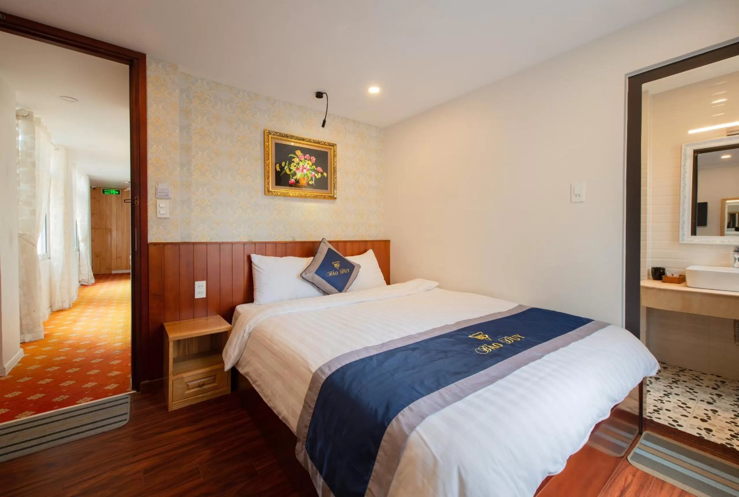 Bed in Hotel Bao Duy