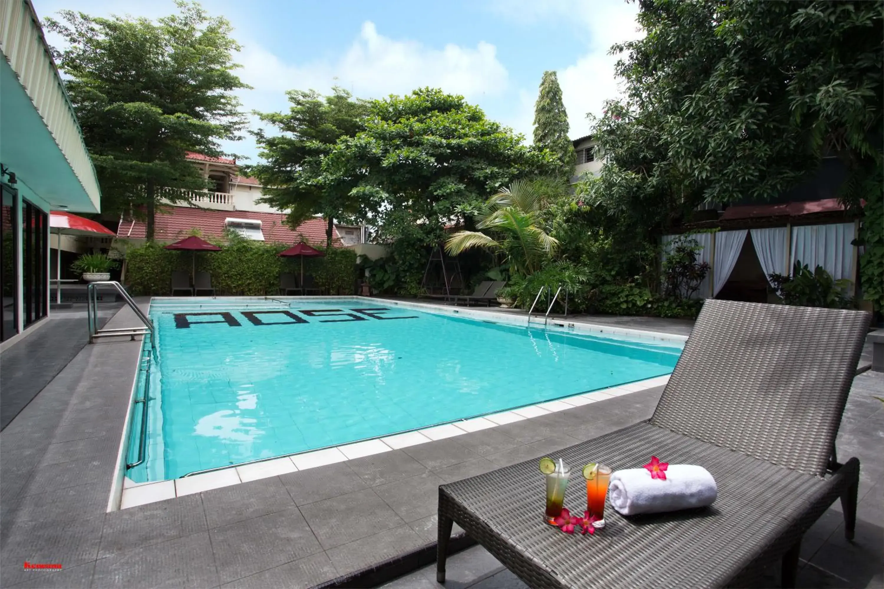 Swimming Pool in Hotel Grand Rosela Yogyakarta