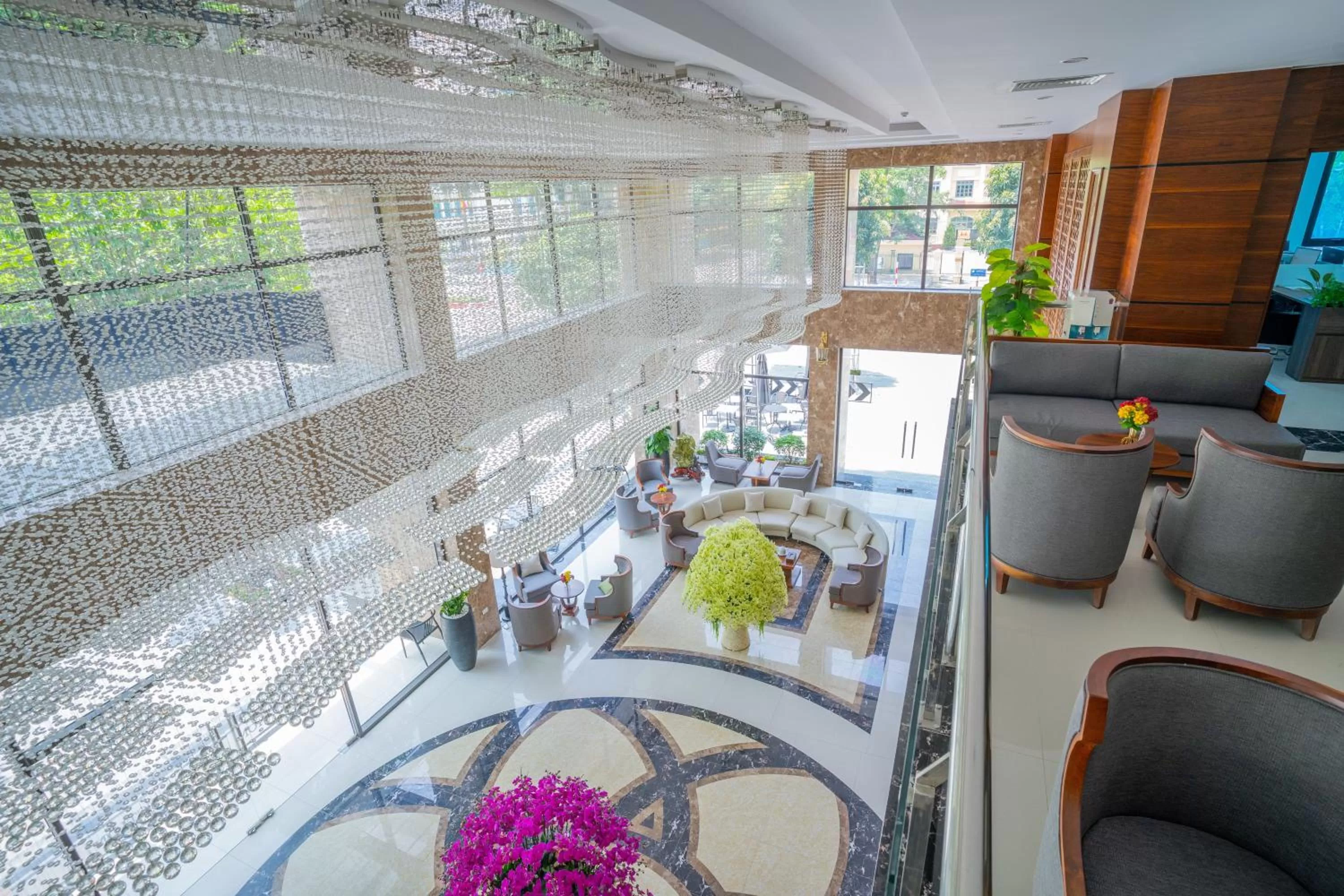 Seating area in MT Collection Hotel