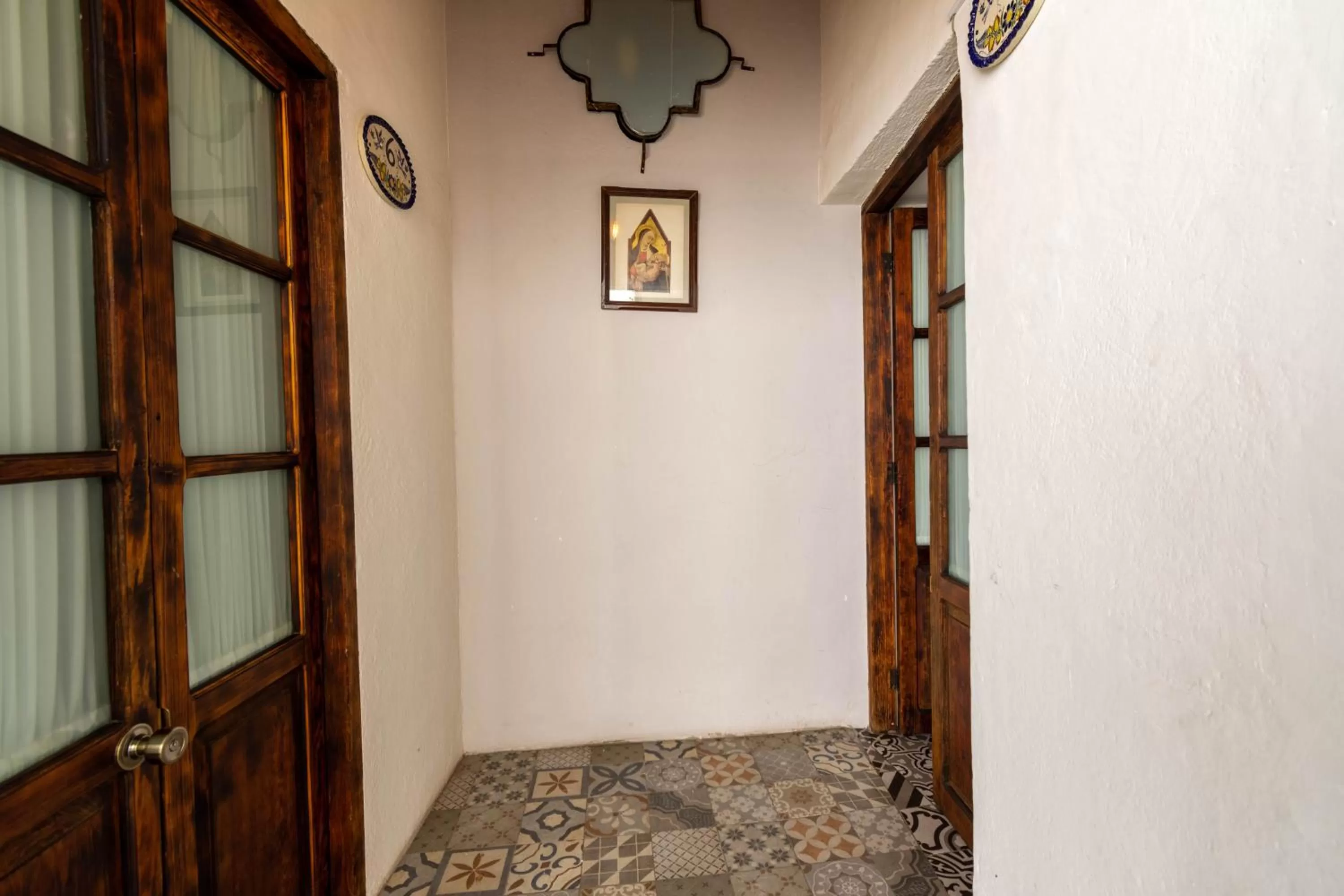 Decorative detail in Hotel Casa Sangre de Cristo