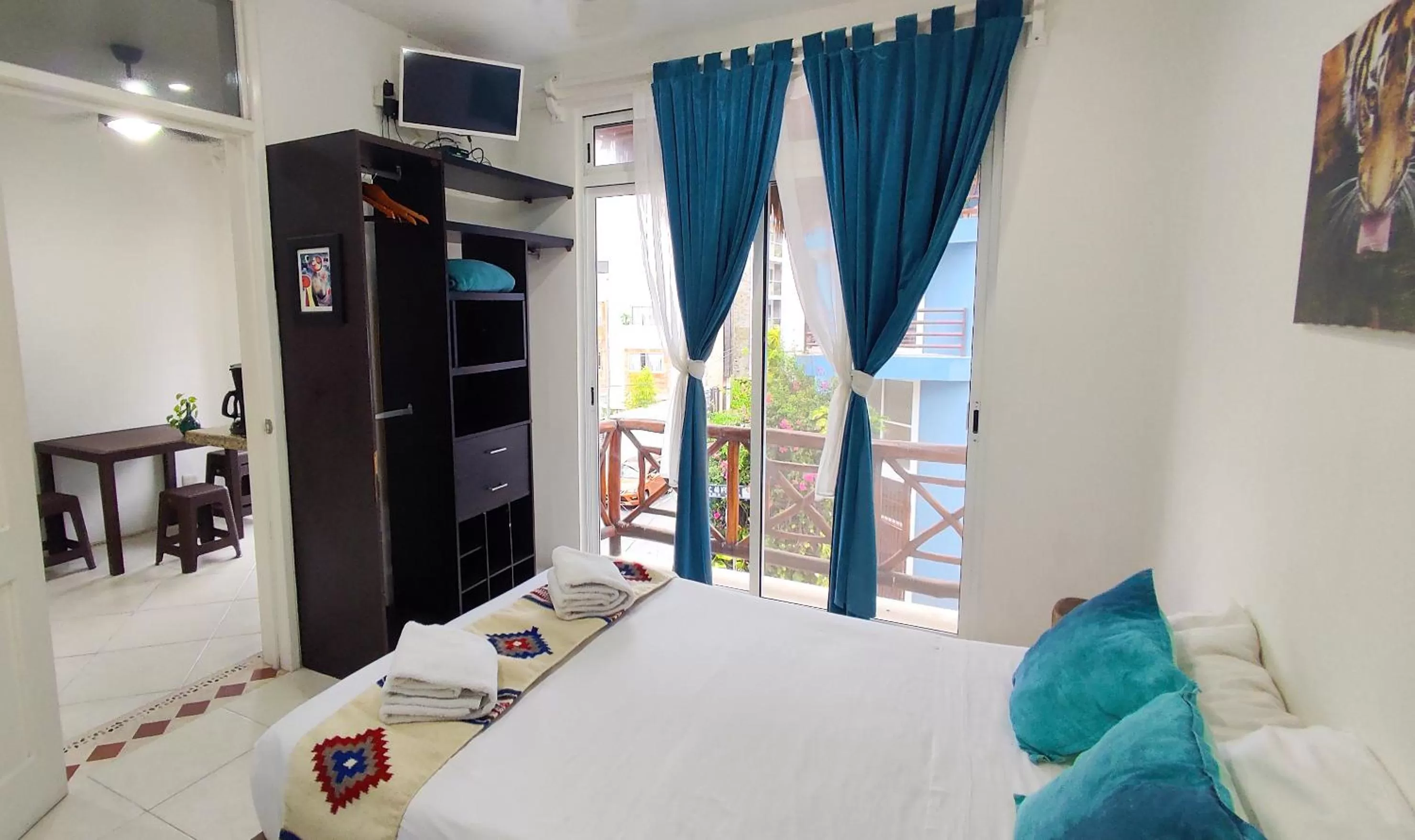 Bed in Selva y Mar Apart Hotel