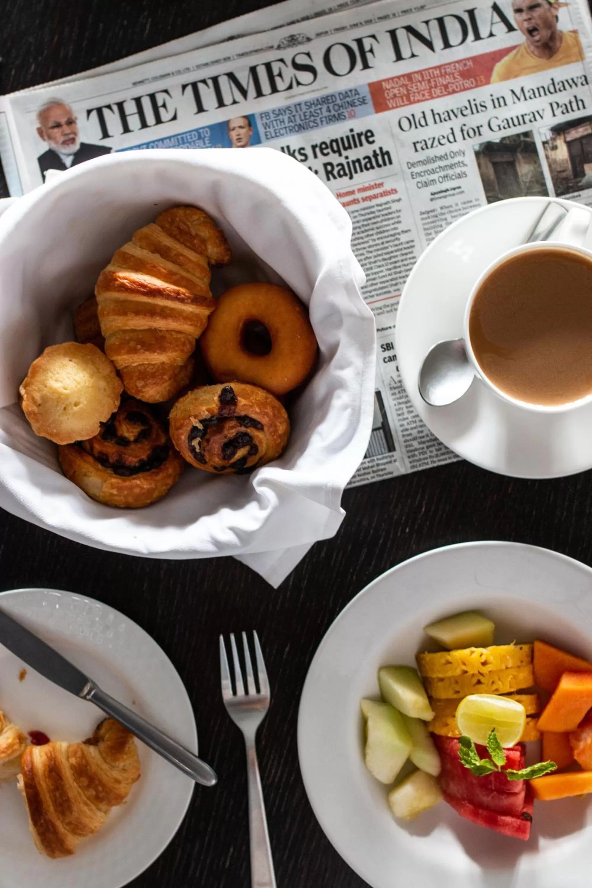 Breakfast in The Stepwell Hotel