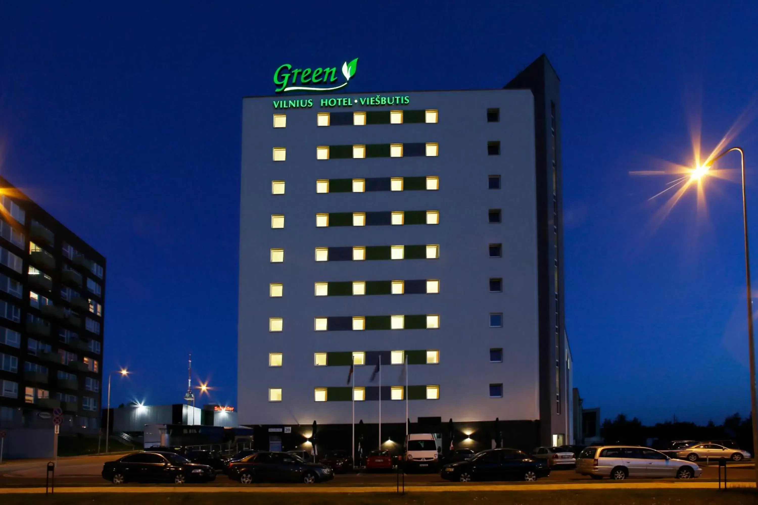 Facade/entrance in Green Vilnius Hotel