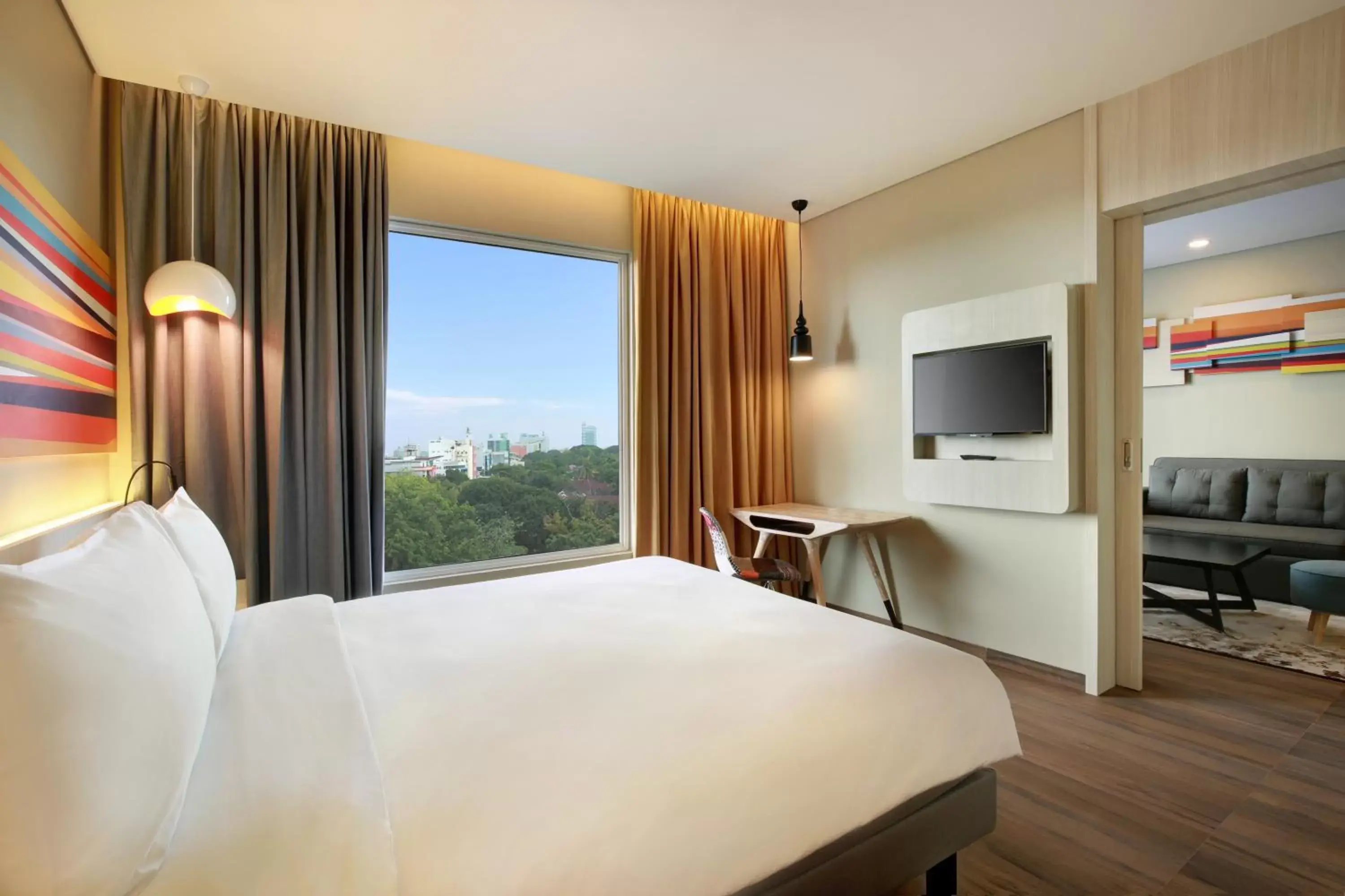 Bed in Ibis Styles Makassar Sam Ratulangi