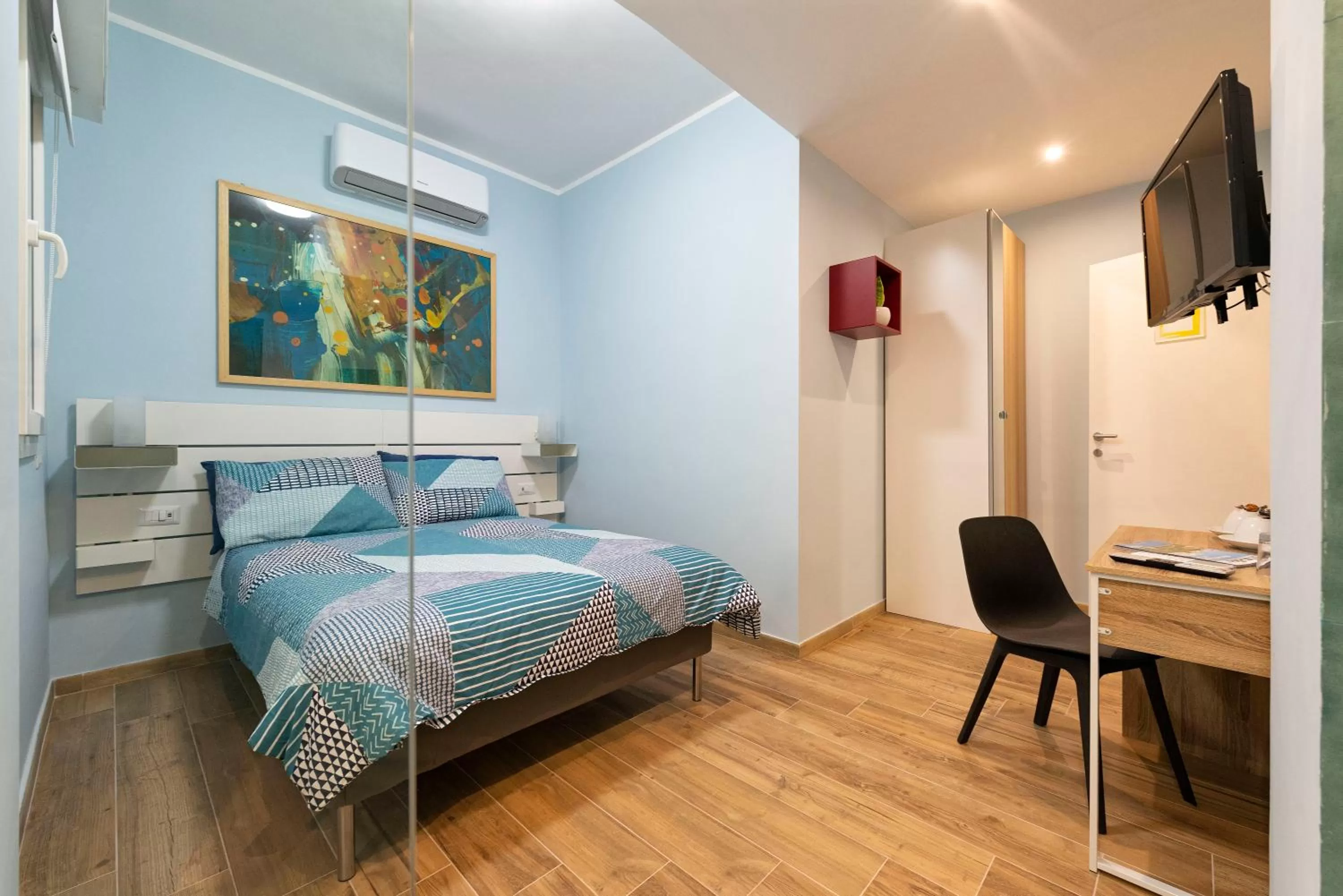 Shower, Bed in RomeCookSea Guesthouse Affittacamere