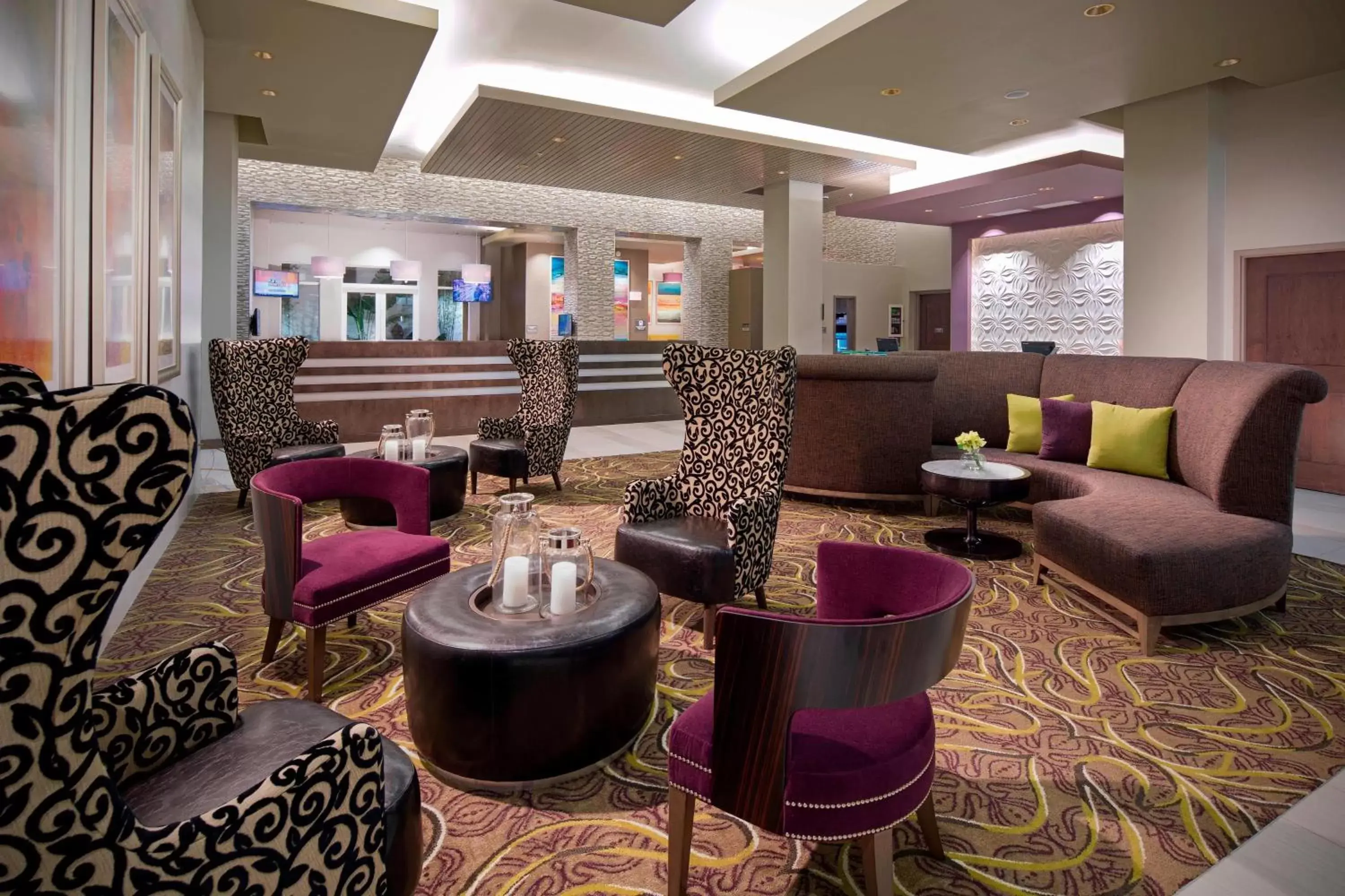 Lobby or reception, Lounge/Bar in Residence Inn by Marriott West Palm Beach Downtown