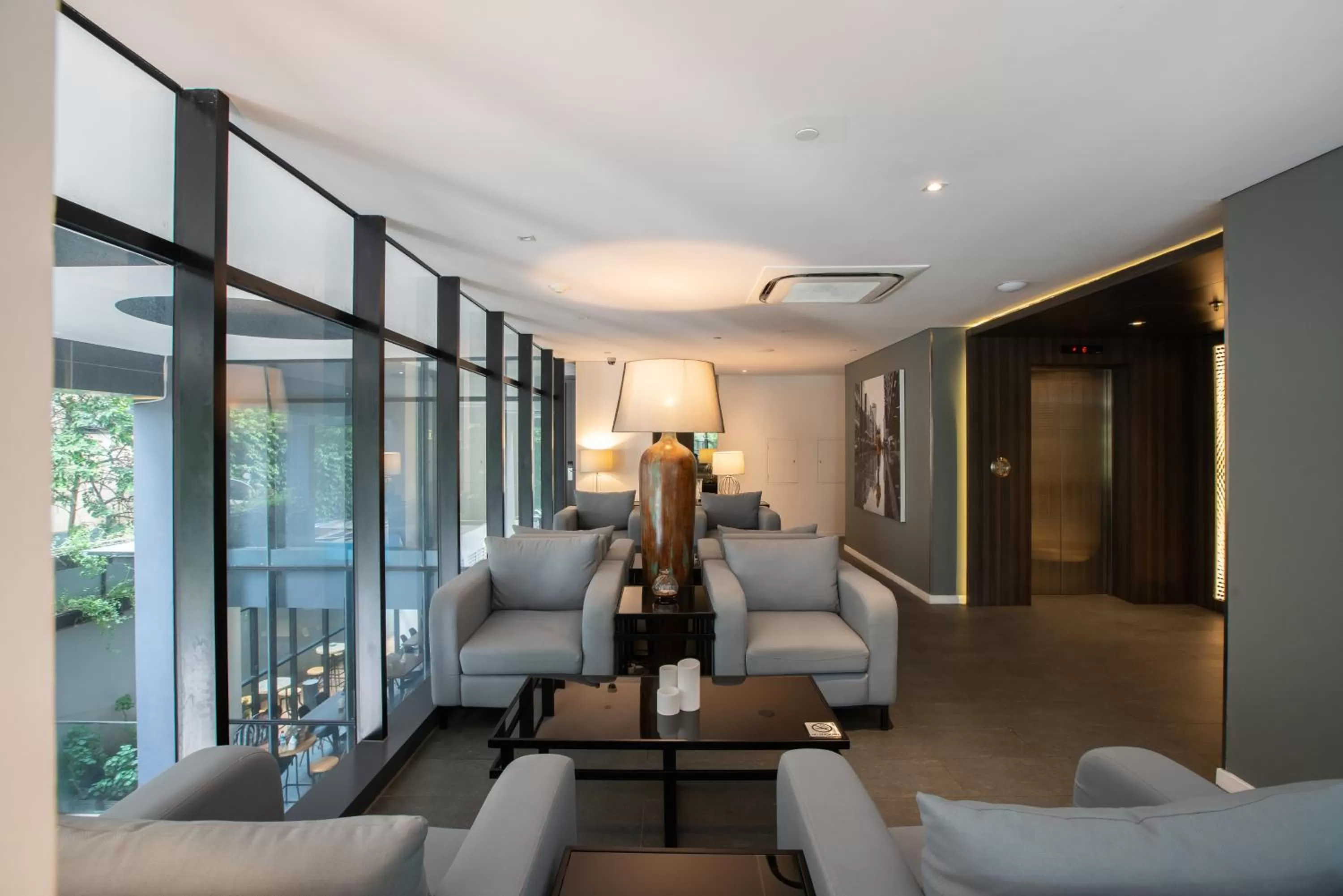 Seating area in Juno Tanah Abang Jakarta