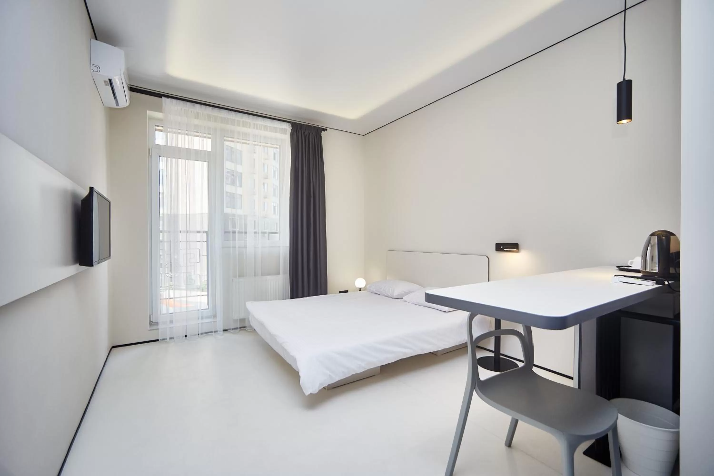 Bed in Ultramarinn Hotel