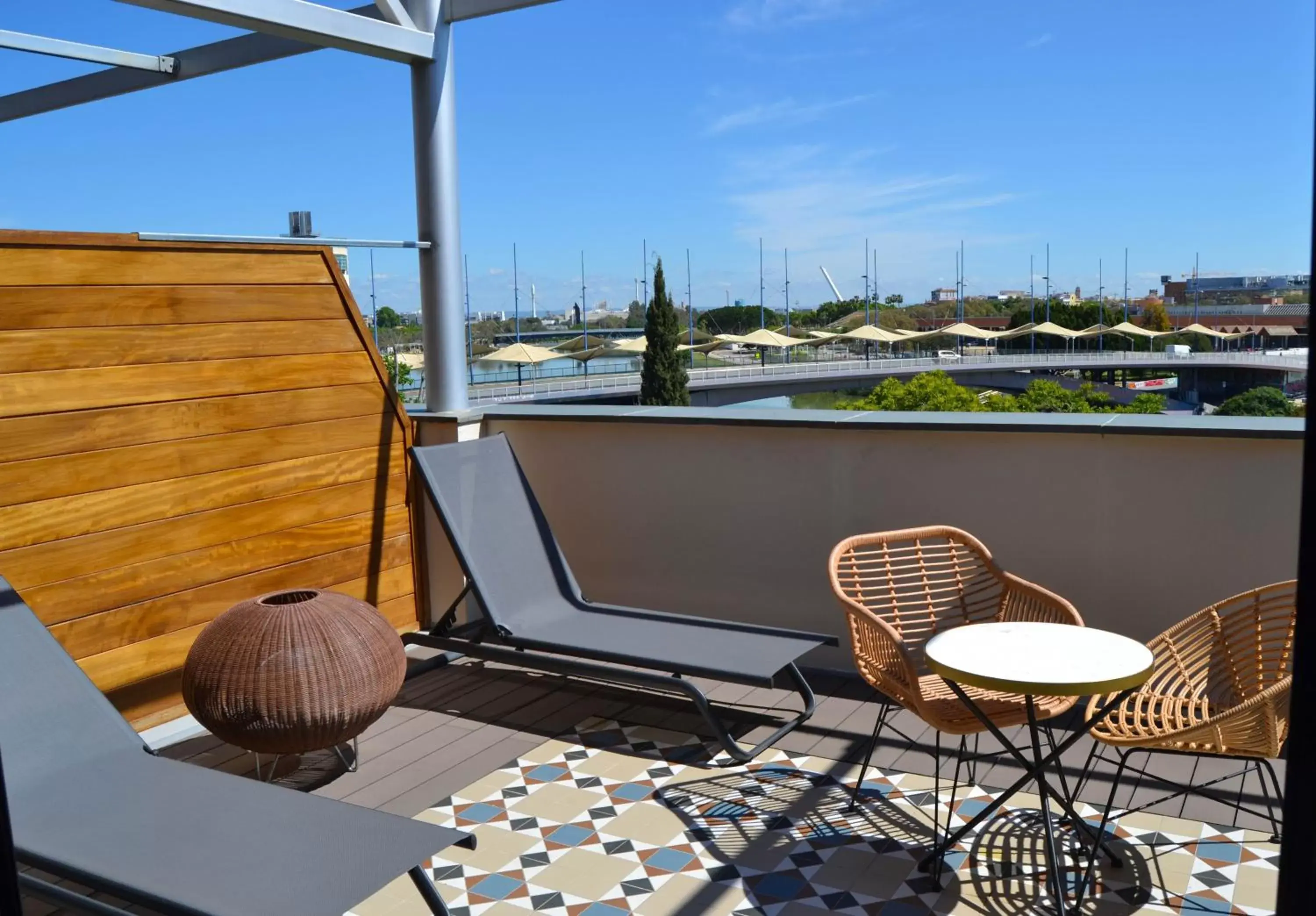 Balcony/Terrace in Ribera de Triana Hotel