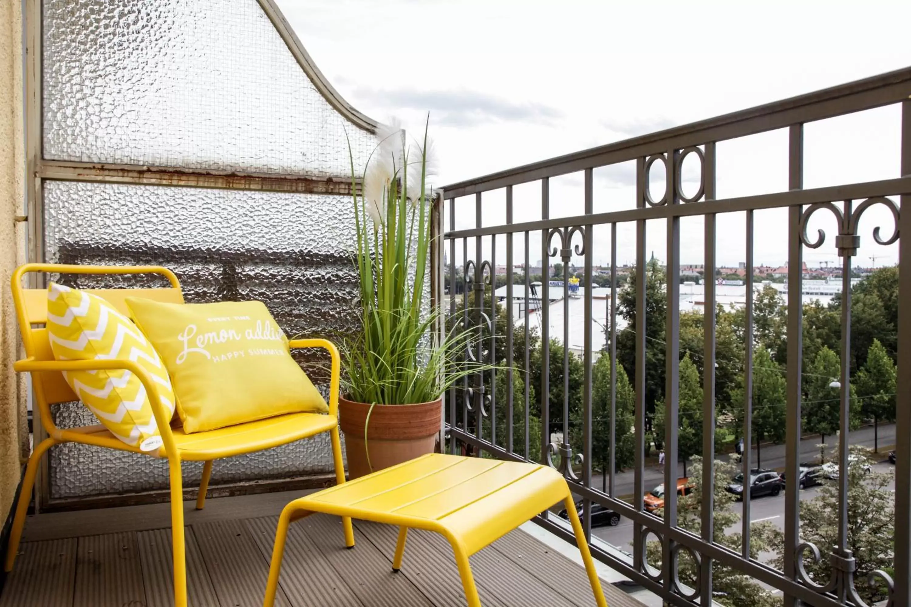 Balcony/Terrace in Boutique Hotel Krone München