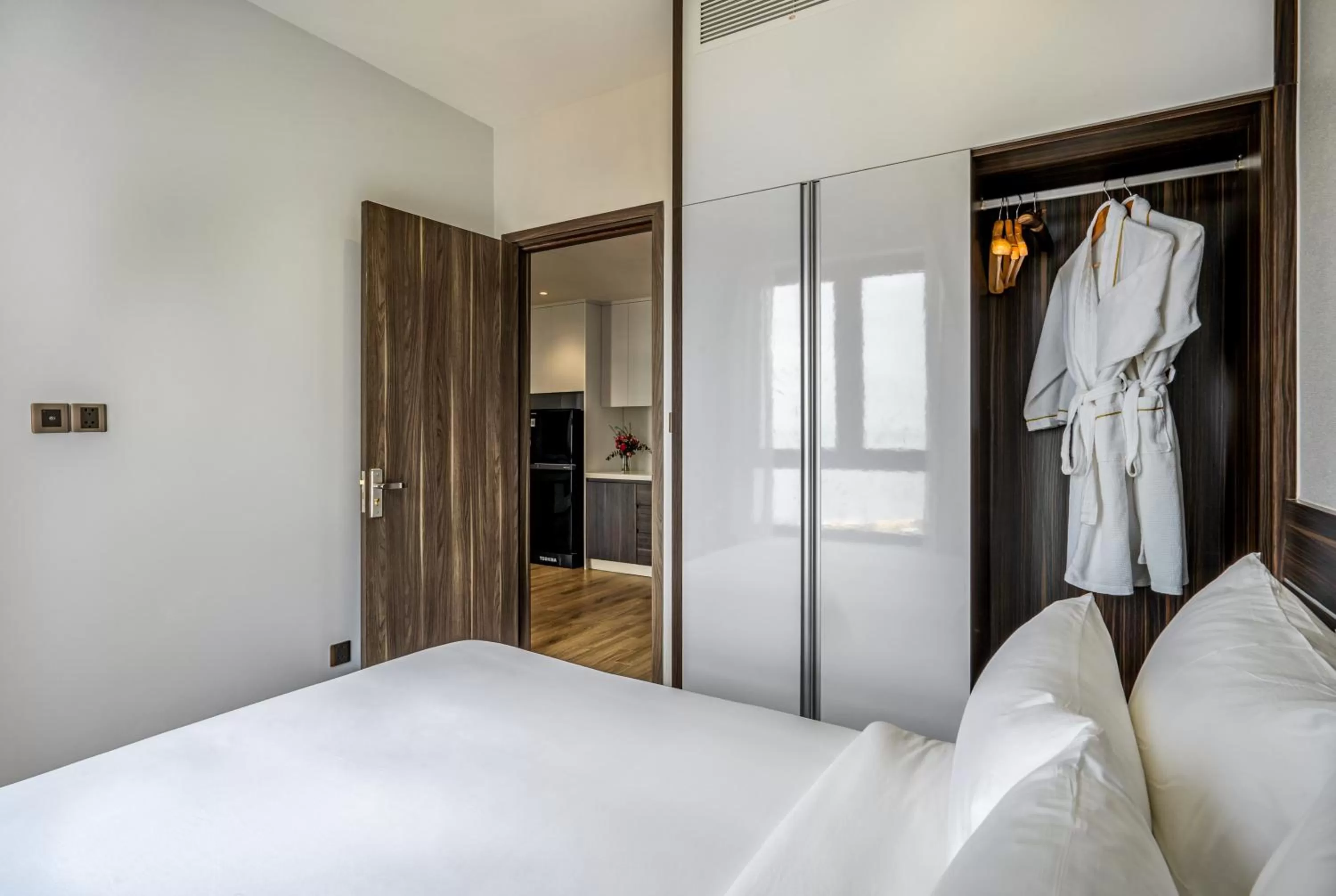 Bed in The Cap Hotel