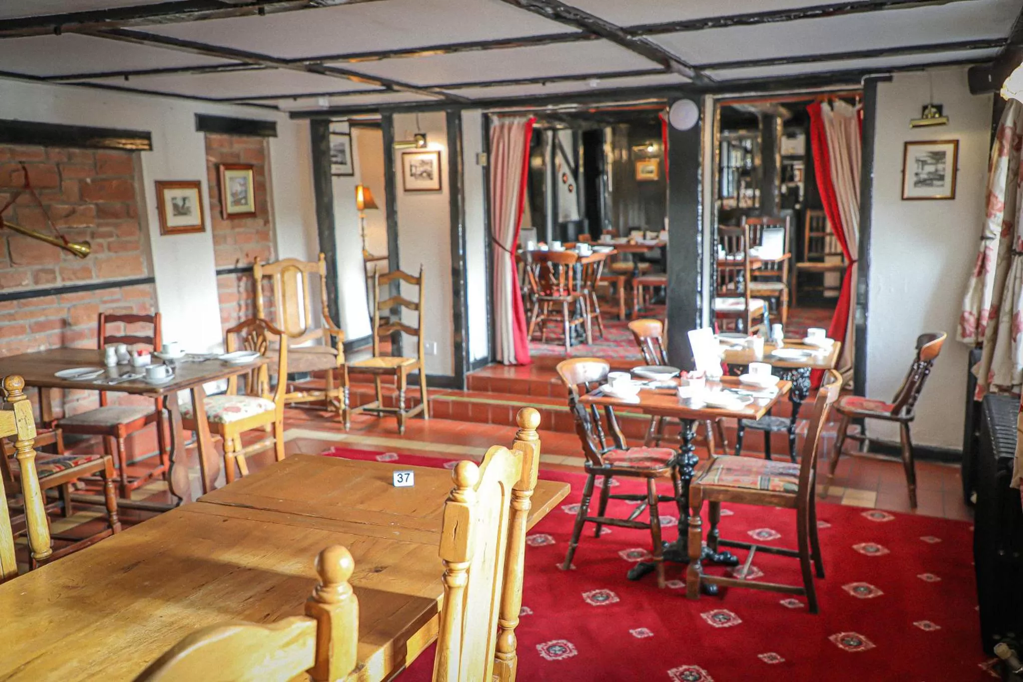 Dining area in Queens Head Inn, Tirril