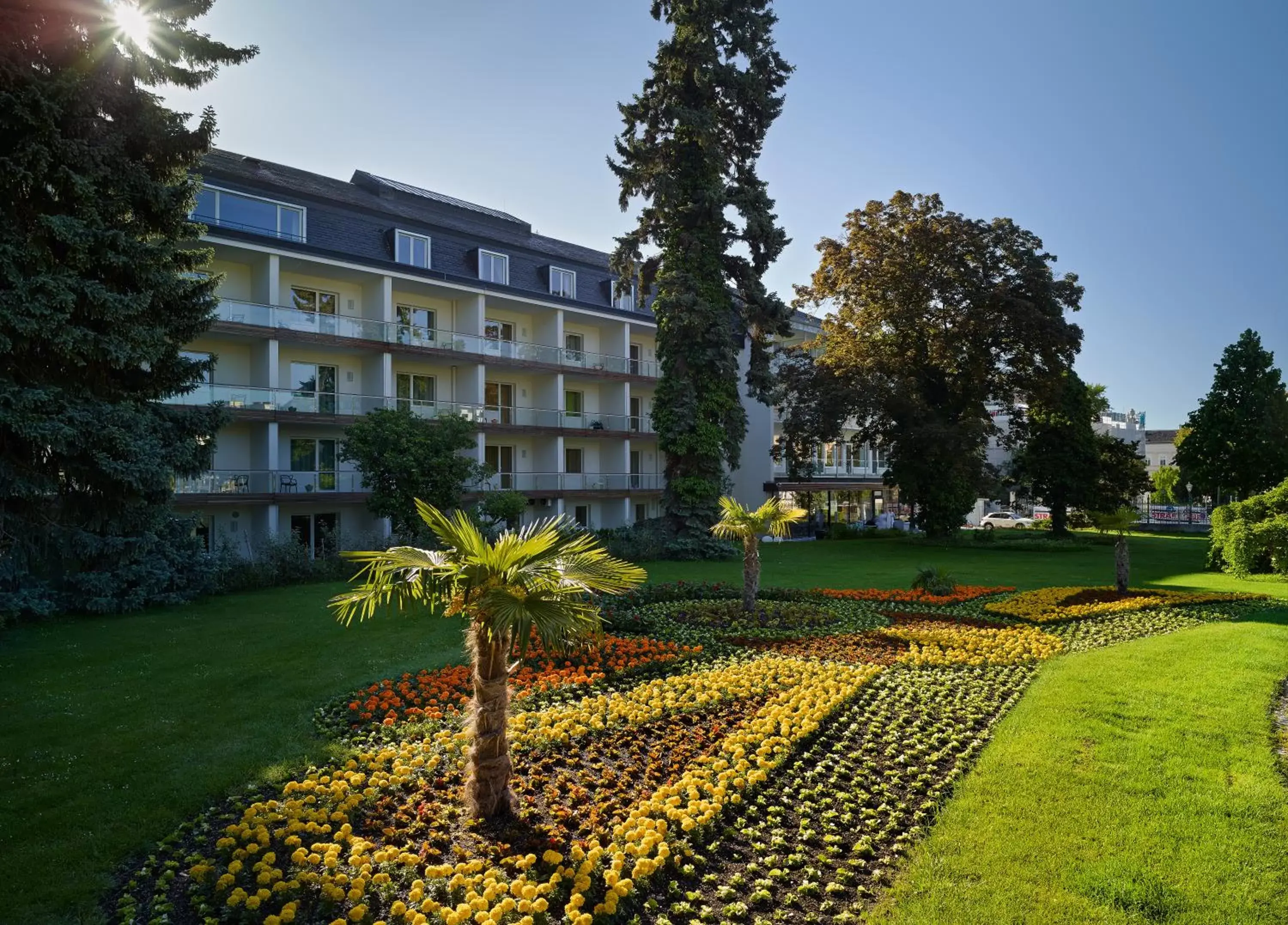 Facade/entrance, Garden in At the Park Hotel