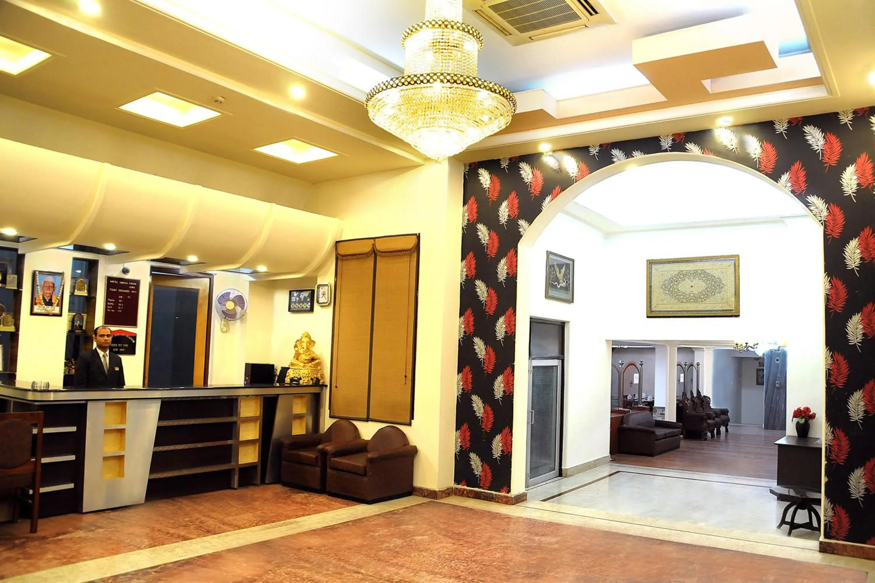 Lobby or reception, Lobby/Reception in Hotel Ganga Ratan