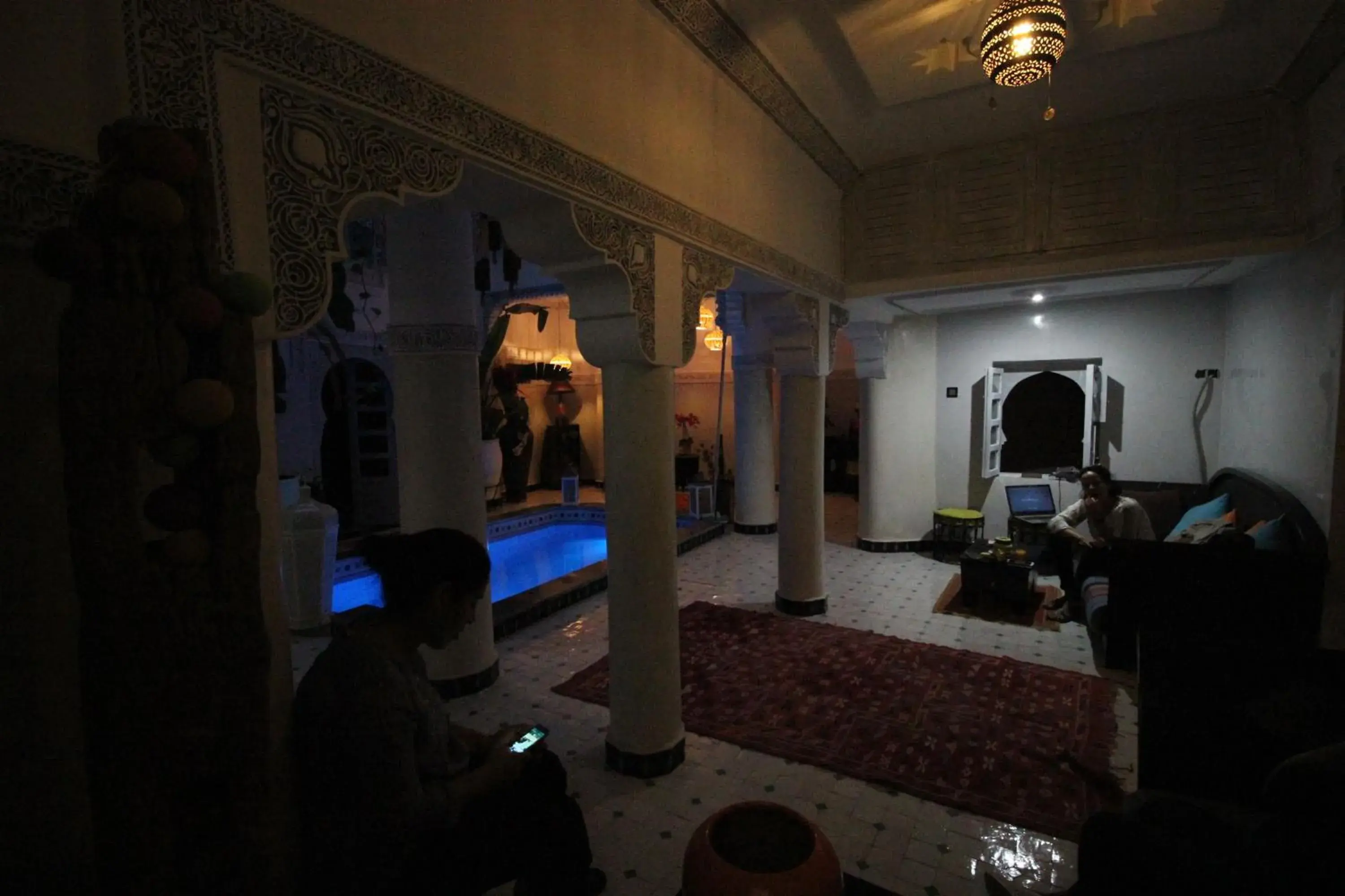 Decorative detail, Guests in Riad Eloise