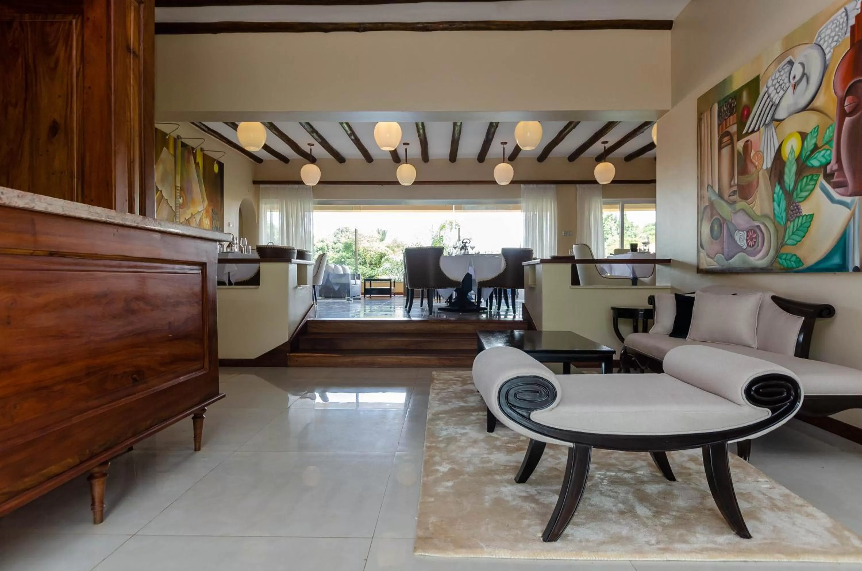 Lobby or reception in No.5 Boutique Hotel