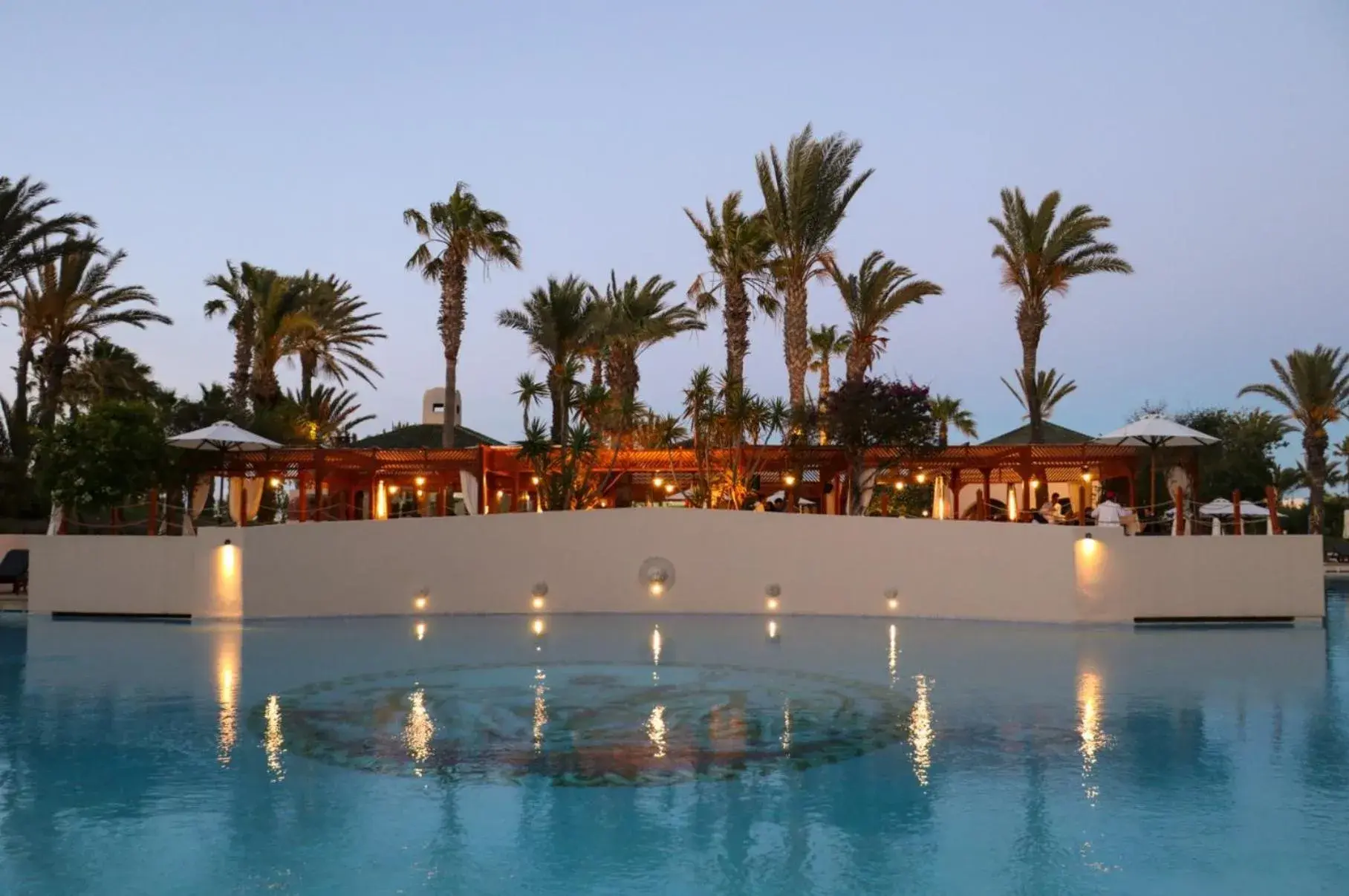 Swimming pool in The Residence Tunis Swimming pool in The Residence Tunis