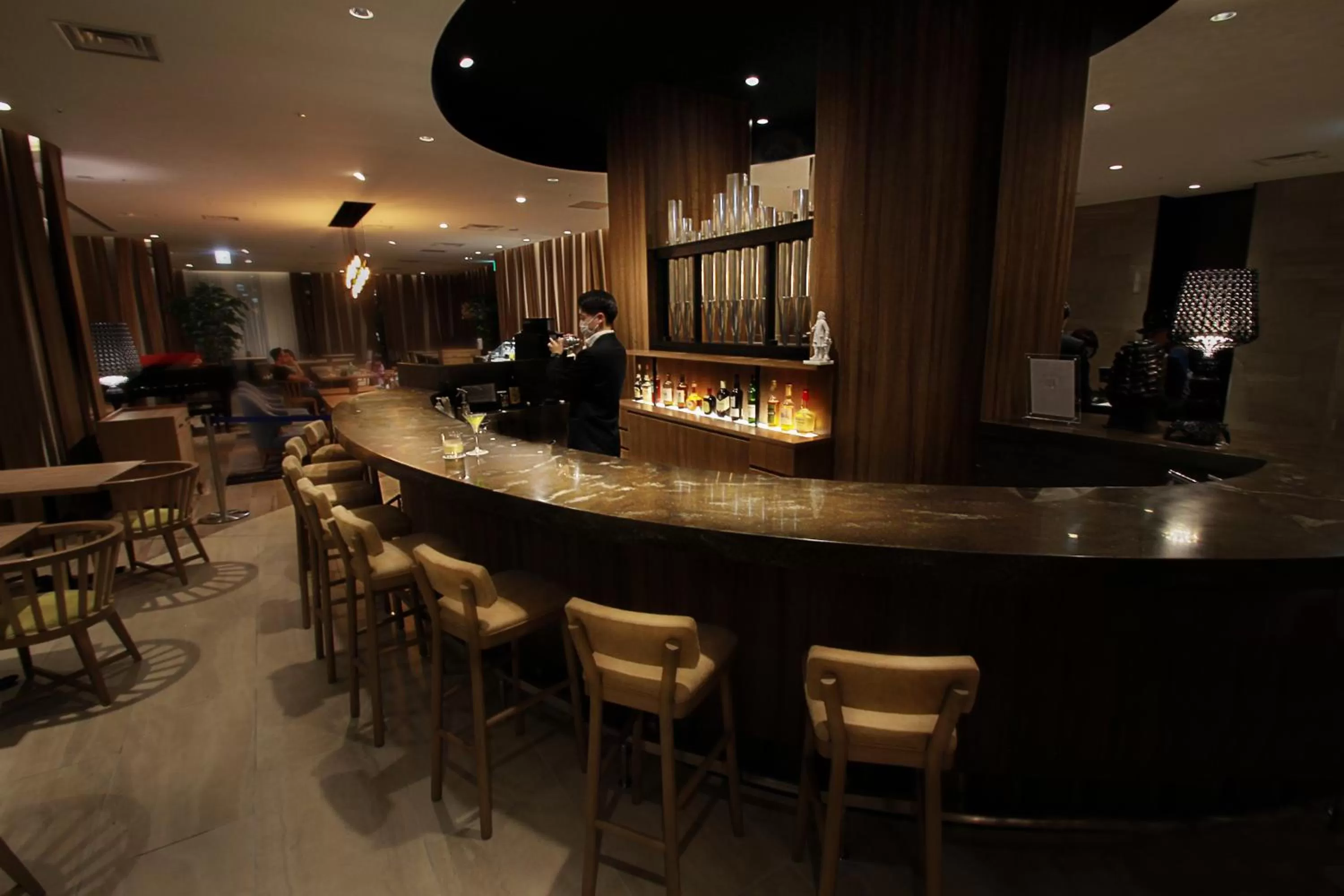 Lounge or bar in Hotel GrandBach Sendai