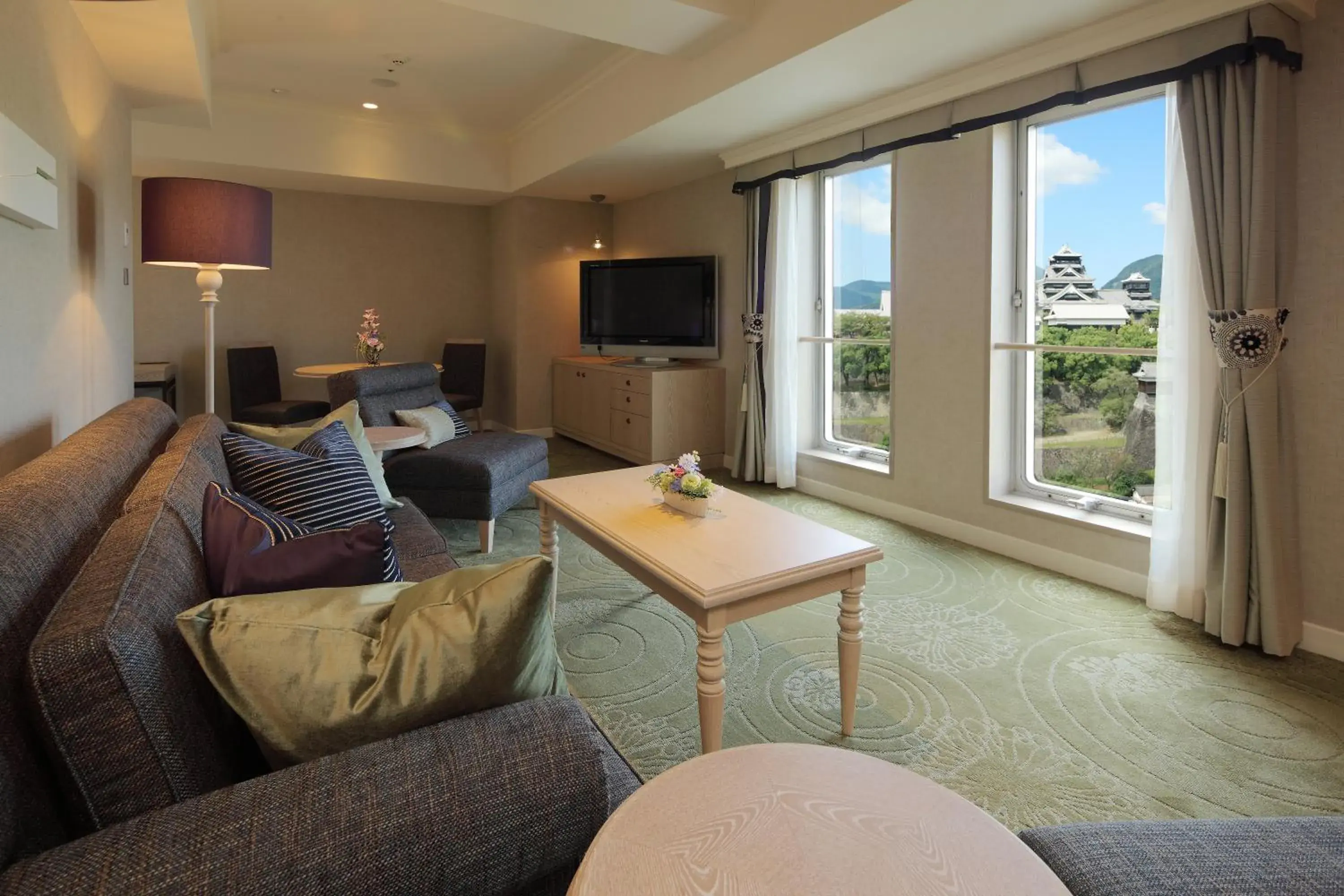 Seating Area in Kumamoto Hotel Castle