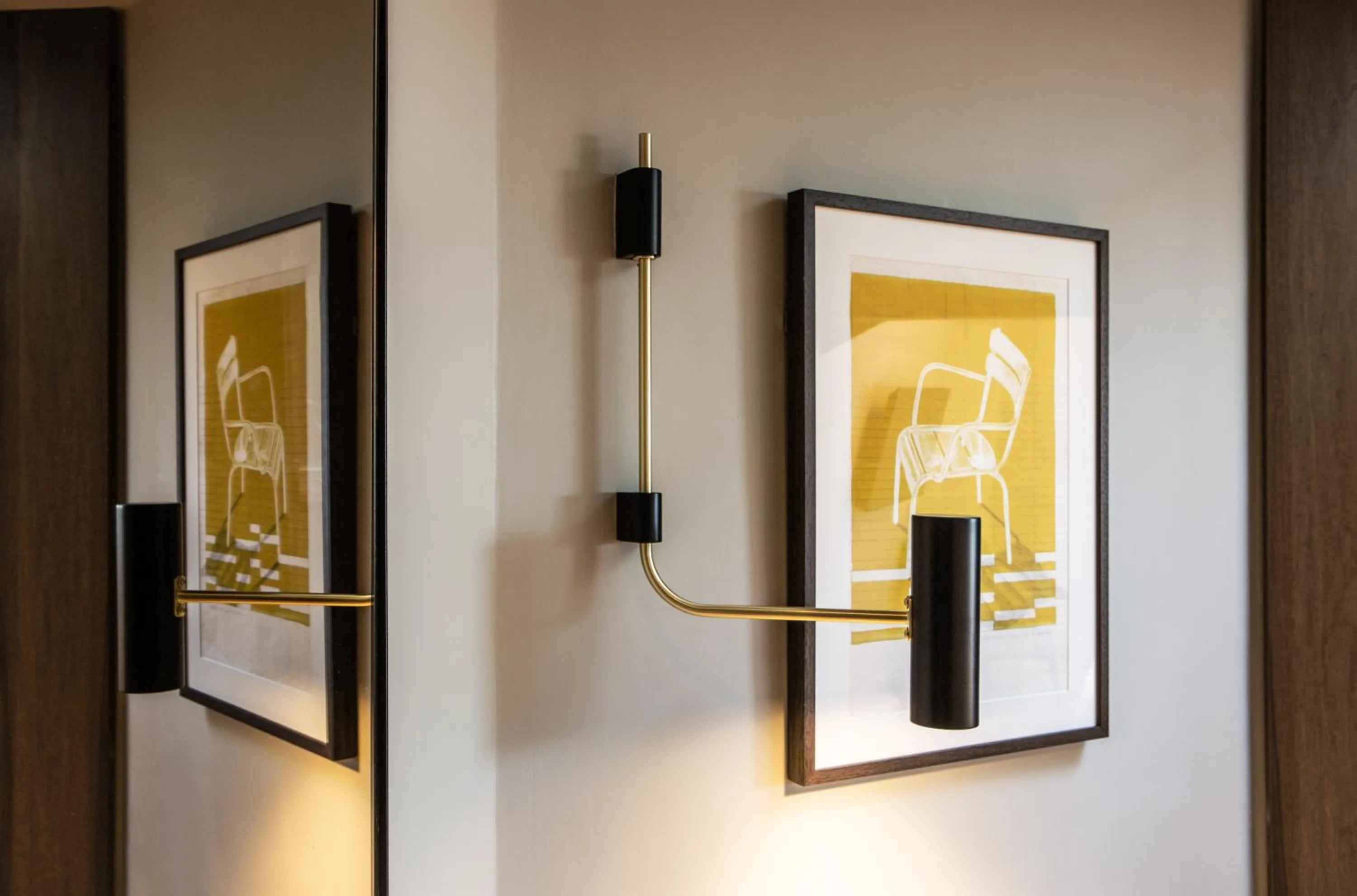 Decorative detail in ibis Styles Paris Gare du Nord TGV