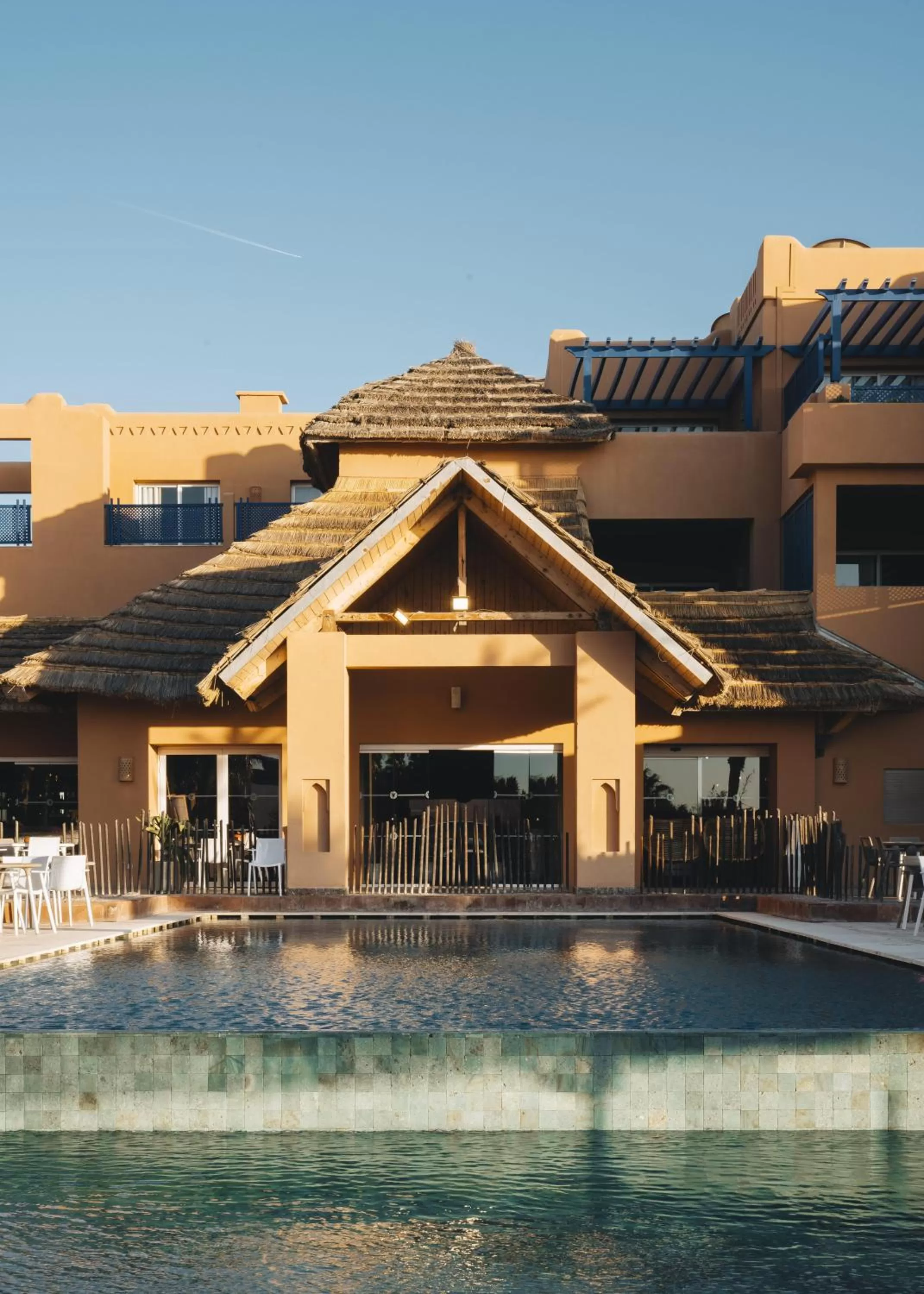 Swimming pool in Paradis Plage Surf Yoga & Spa