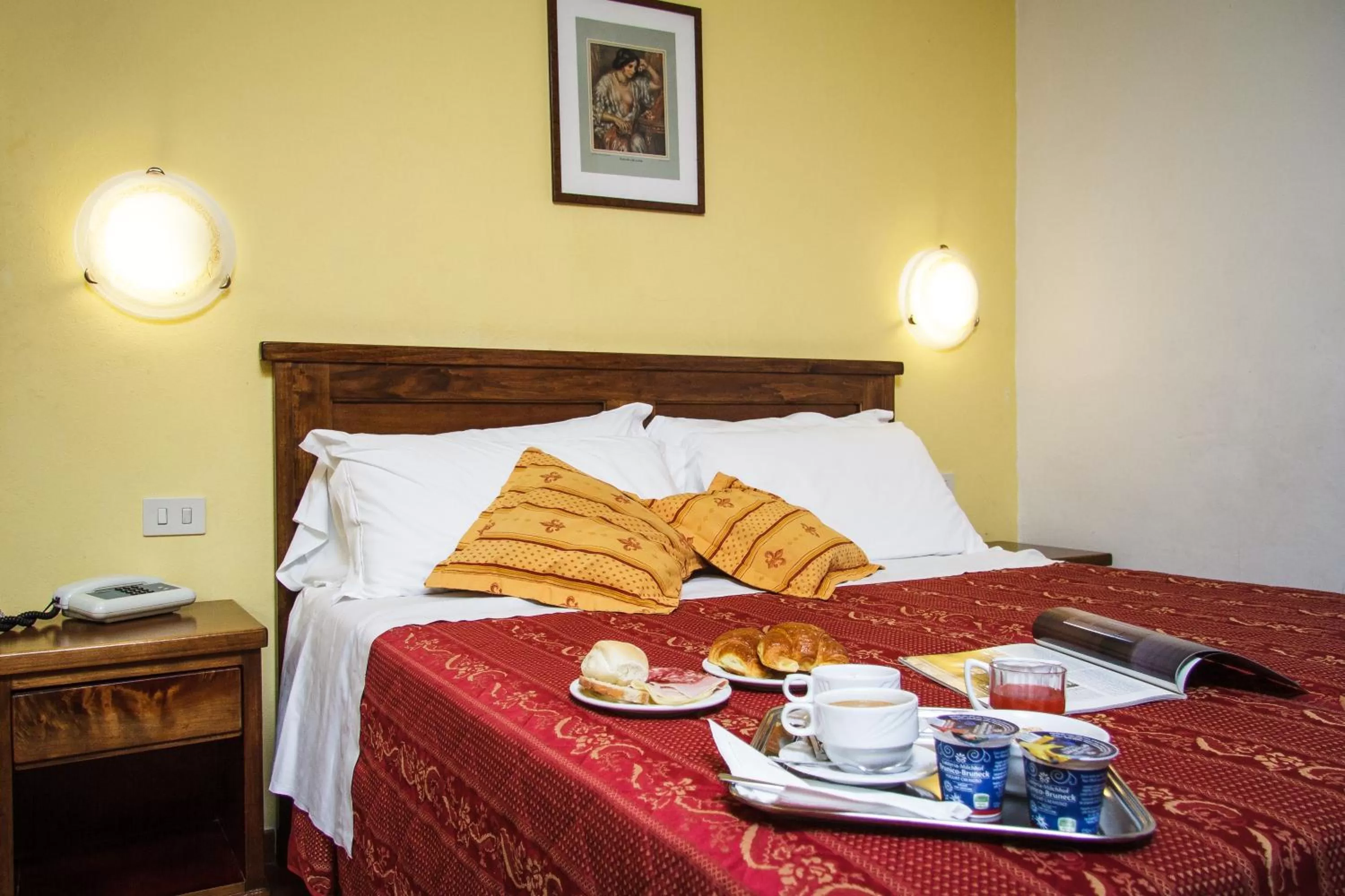 Bedroom, Bed in Hotel Nizza