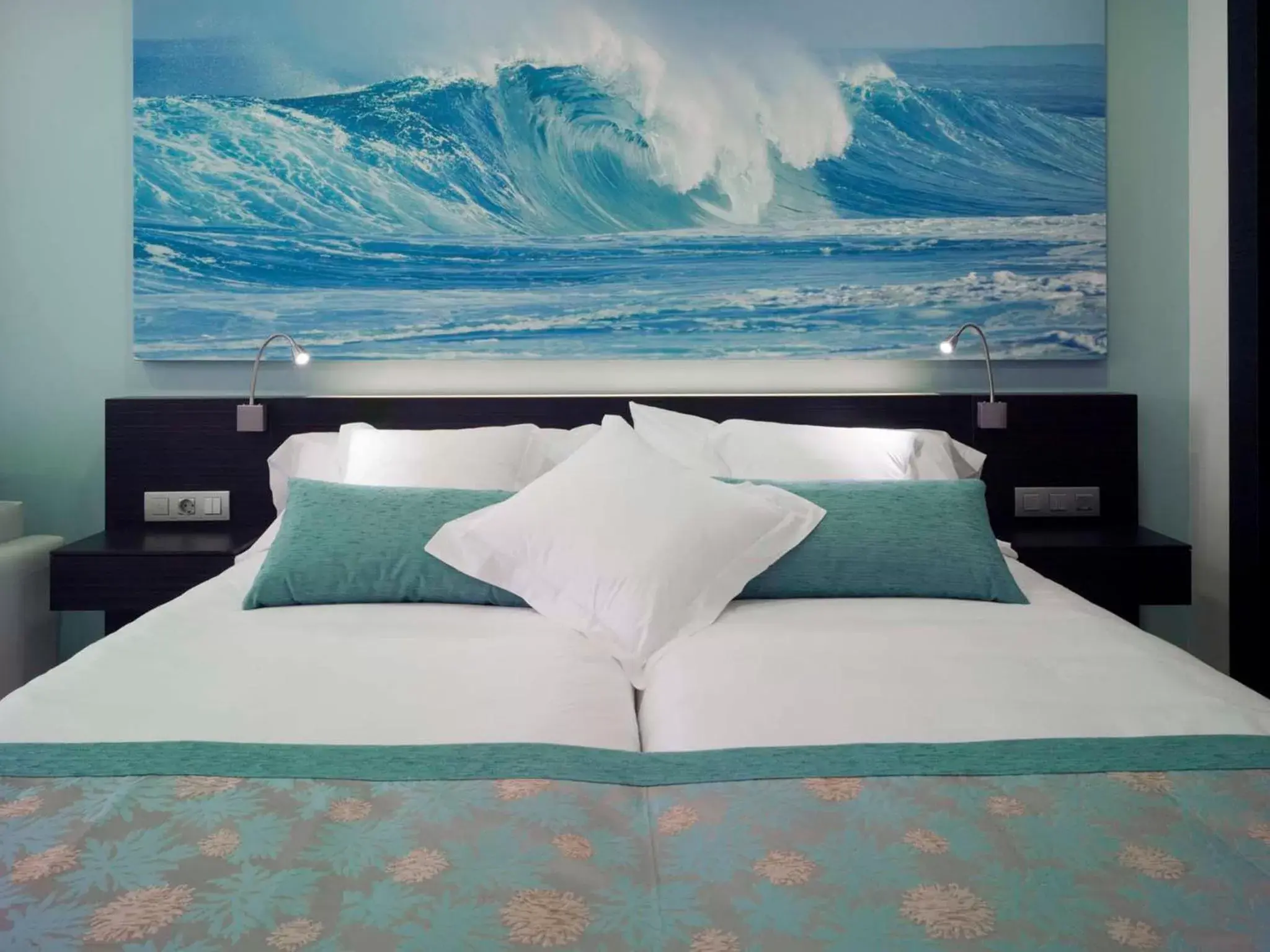 Bed in Hotel Villa del Mar