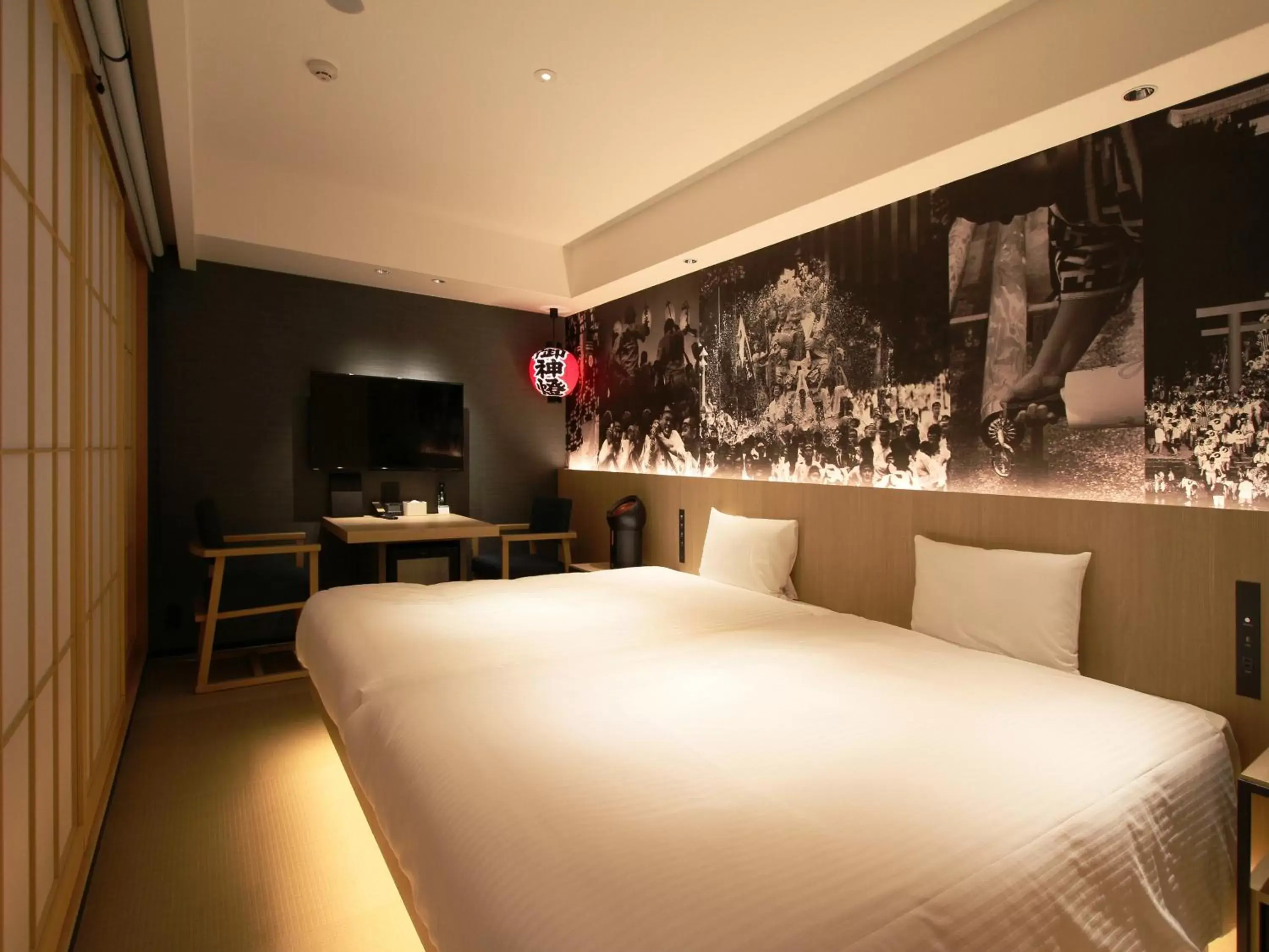 Photo of the whole room, Bed in Hotel Torifito Hakata Gion