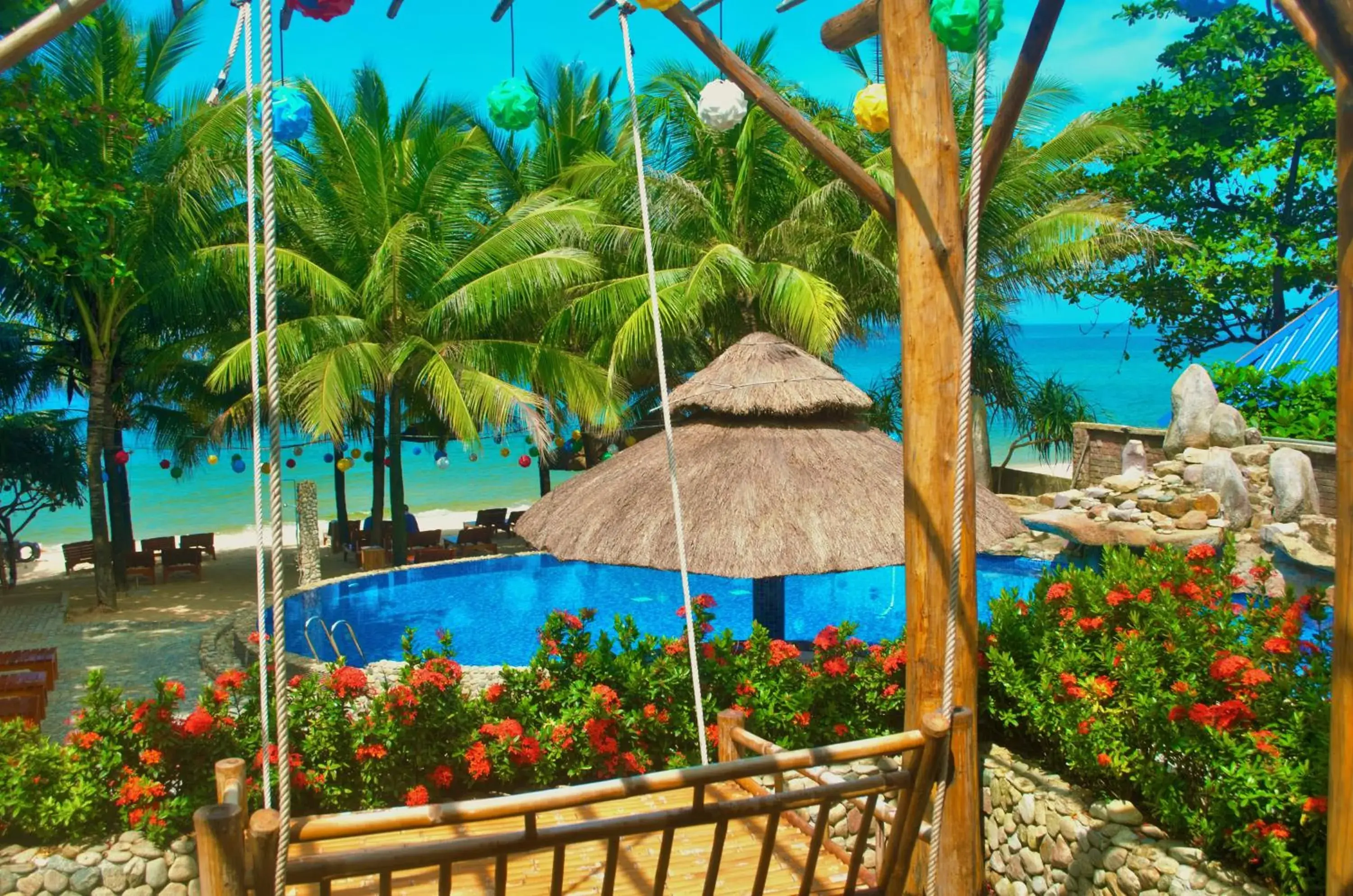 Pool View in Coral Bay Resort