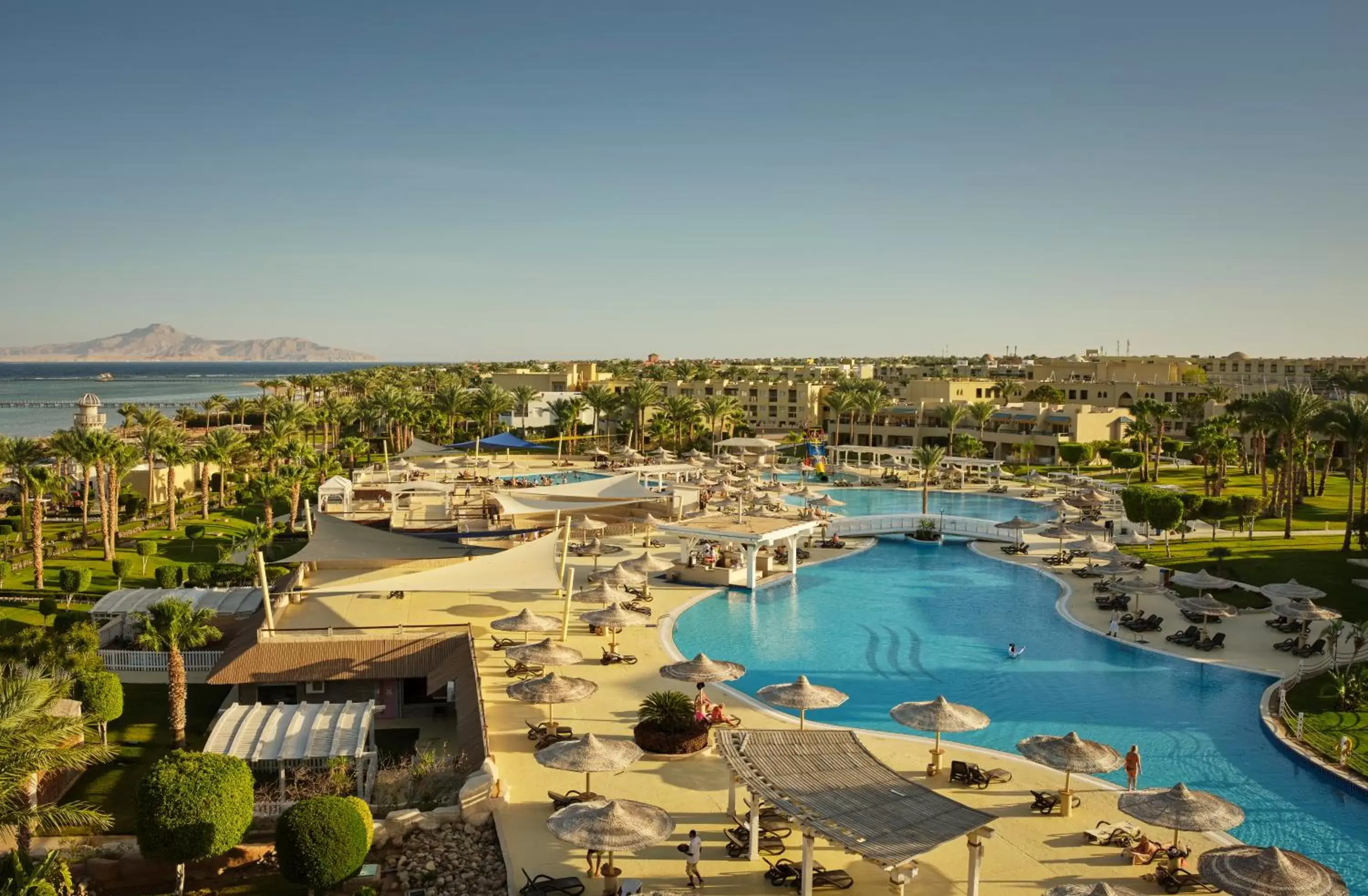 Pool View in Coral Sea Holiday Resort and Aqua Park