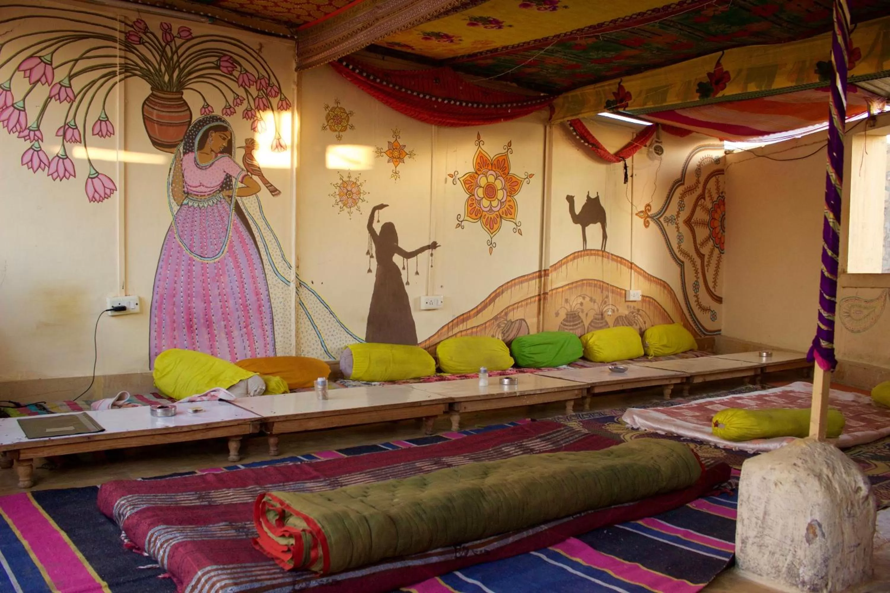 Patio in Hotel Desert