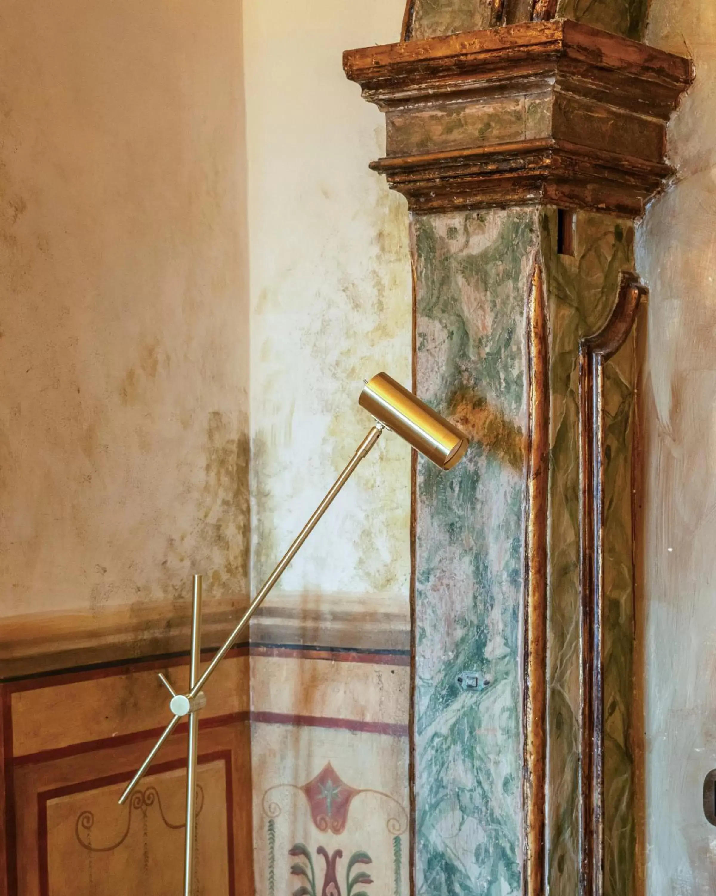 Decorative detail, Bathroom in Castello di Limatola