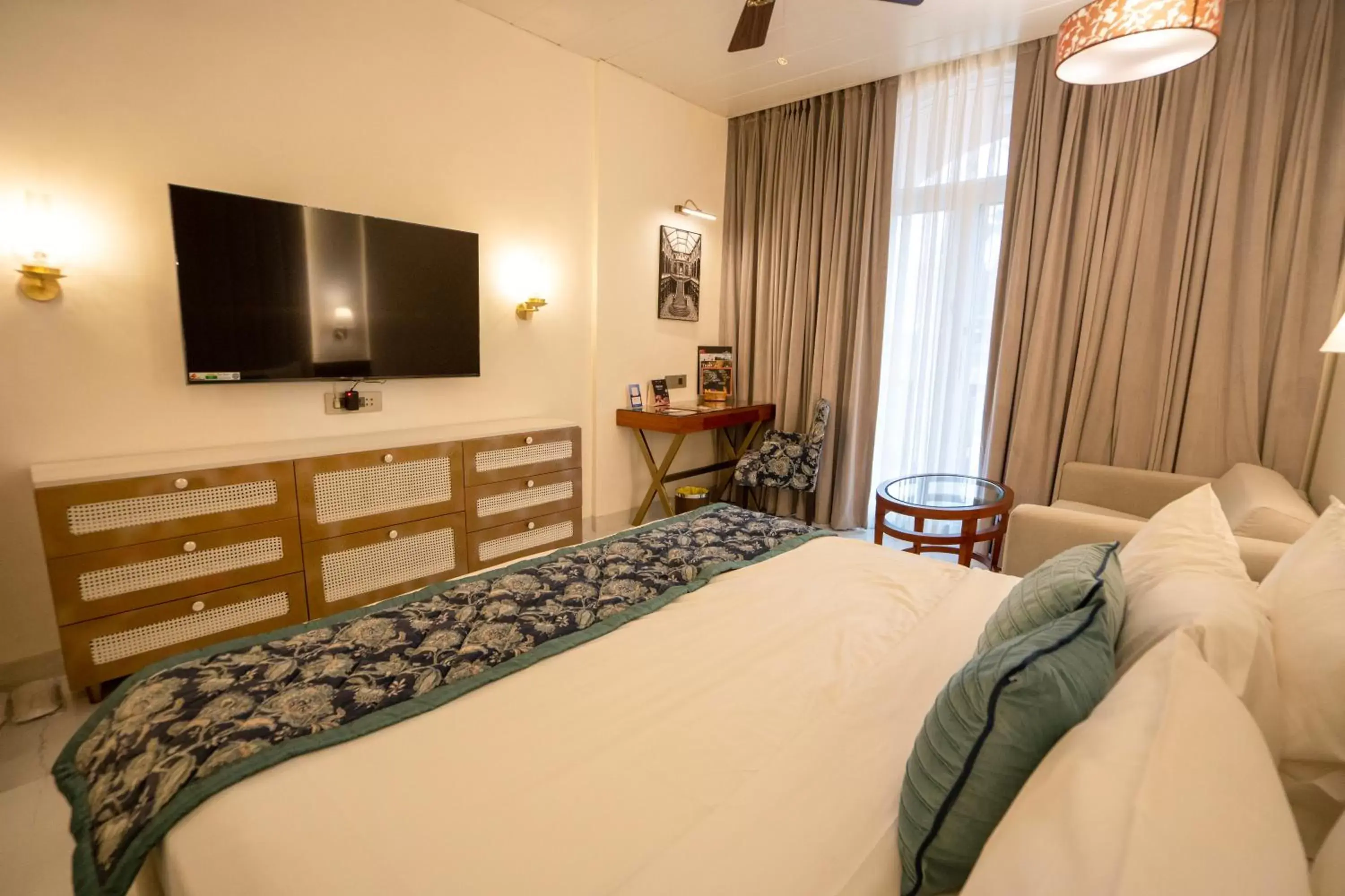 Bed in Evershine Resort & Spa