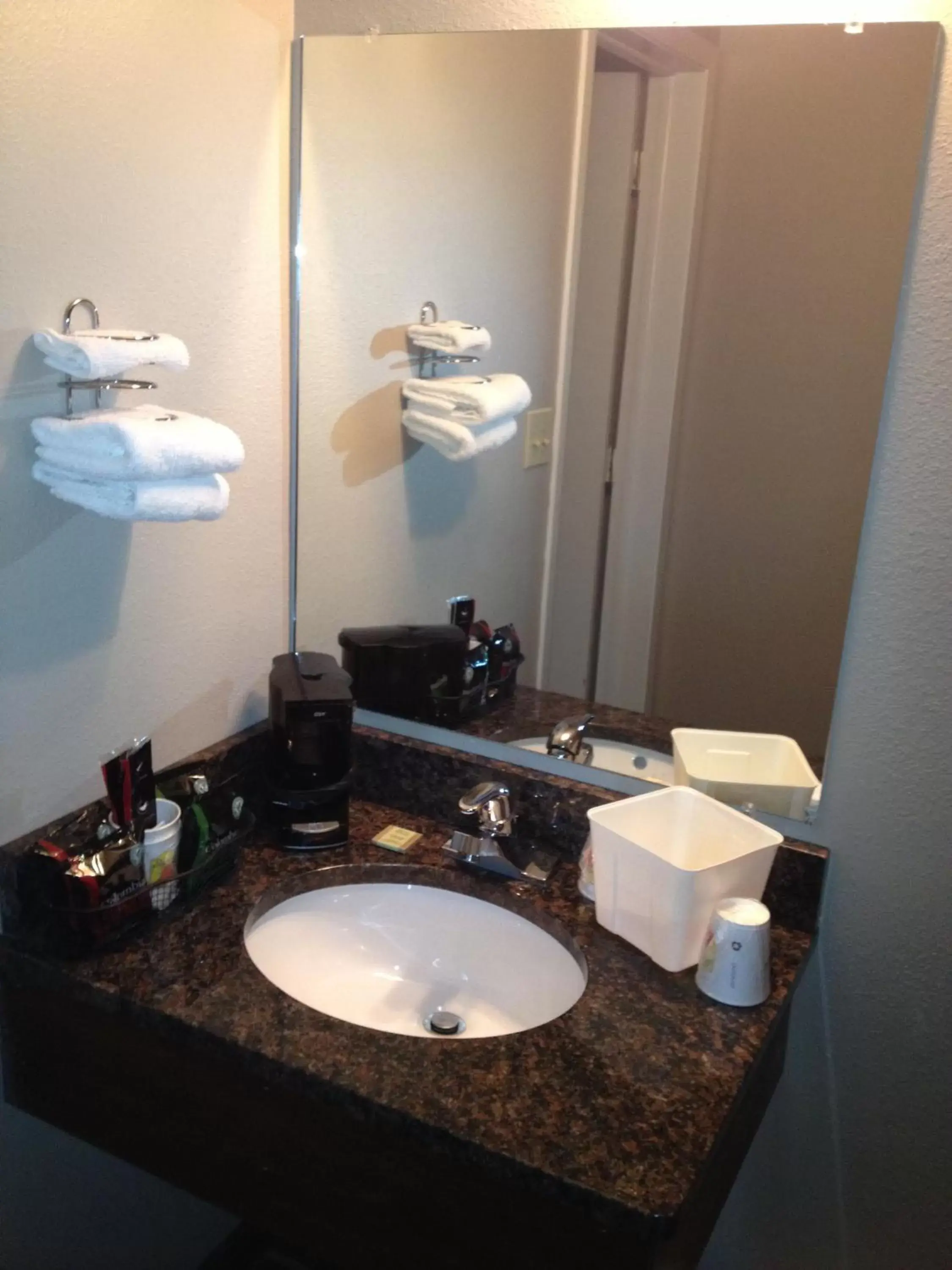 Bathroom in Super 8 by Wyndham Pocatello