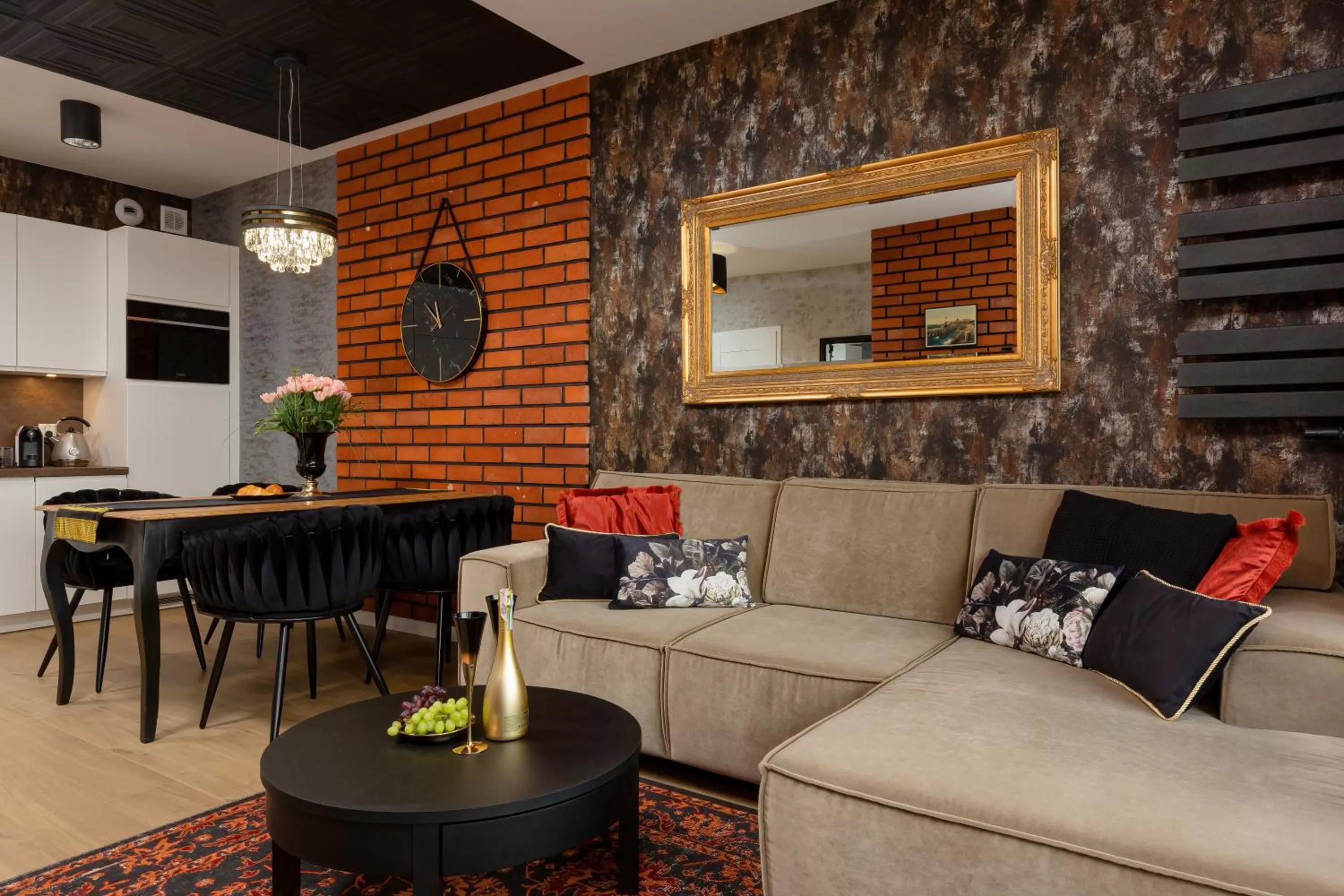 Kitchen or kitchenette in M&M-Spa&Art Bali, Nadmorskie Tarasy