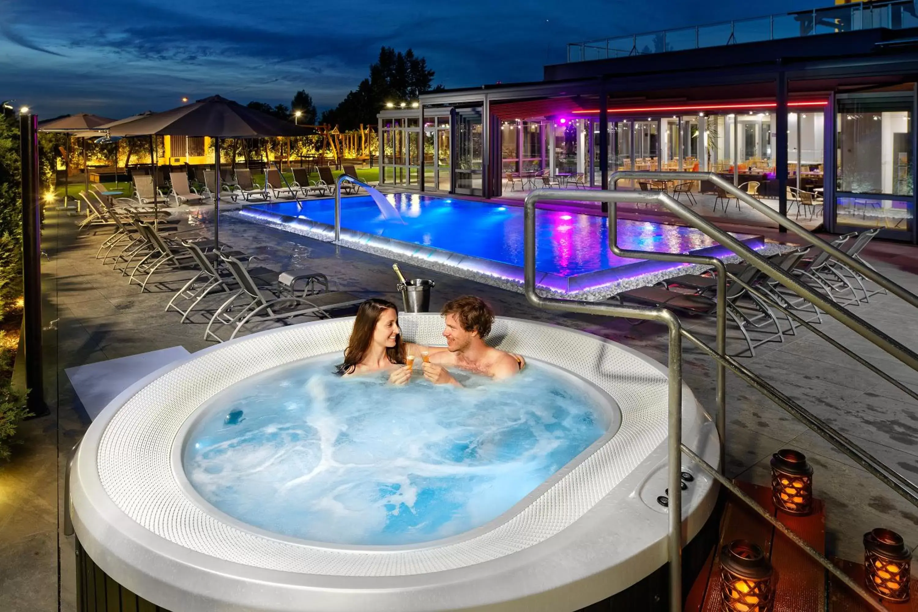 People, Swimming Pool in Hotel Aura Design & Garden Pool