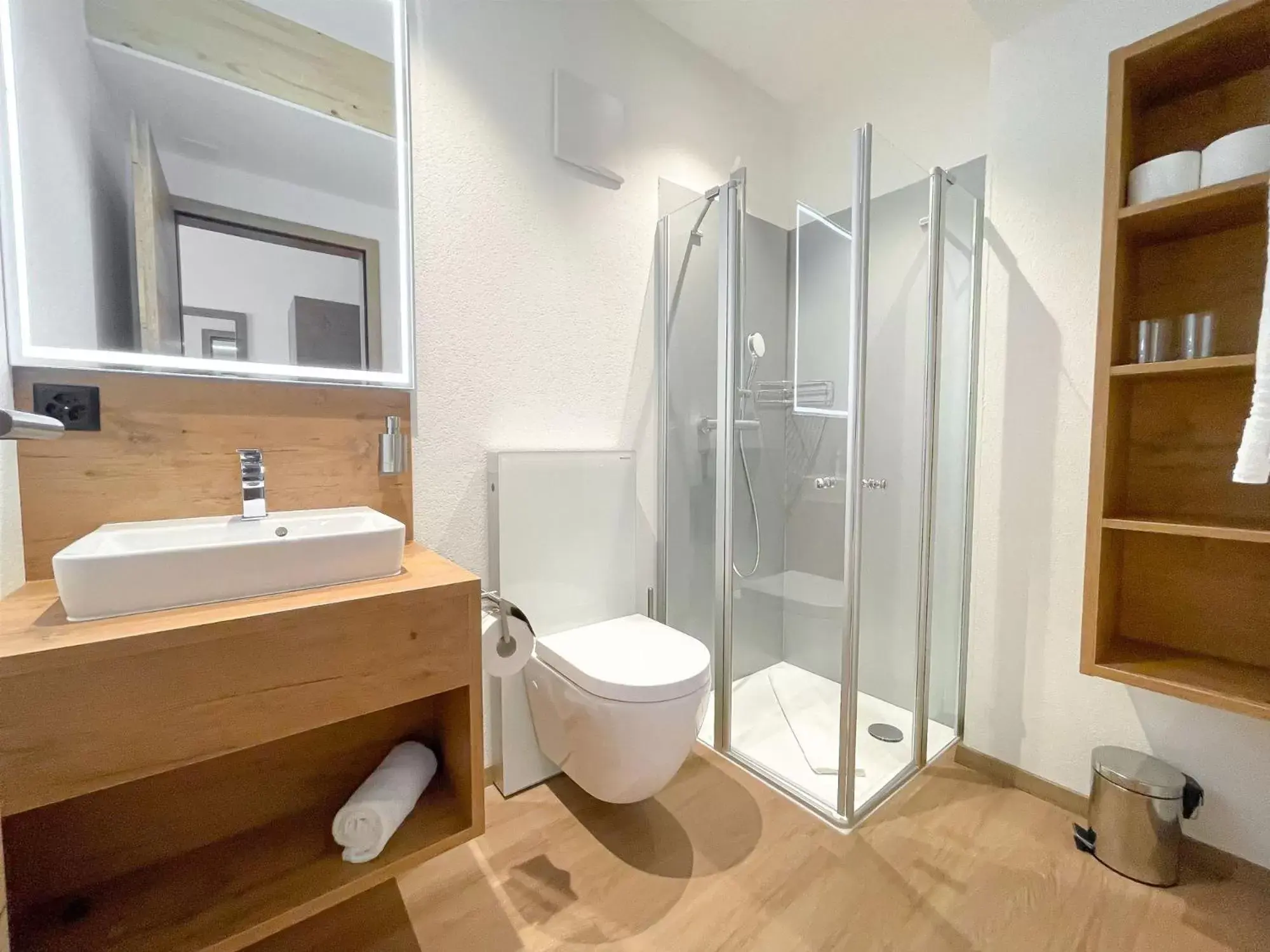 Bathroom in Hotel Olympica