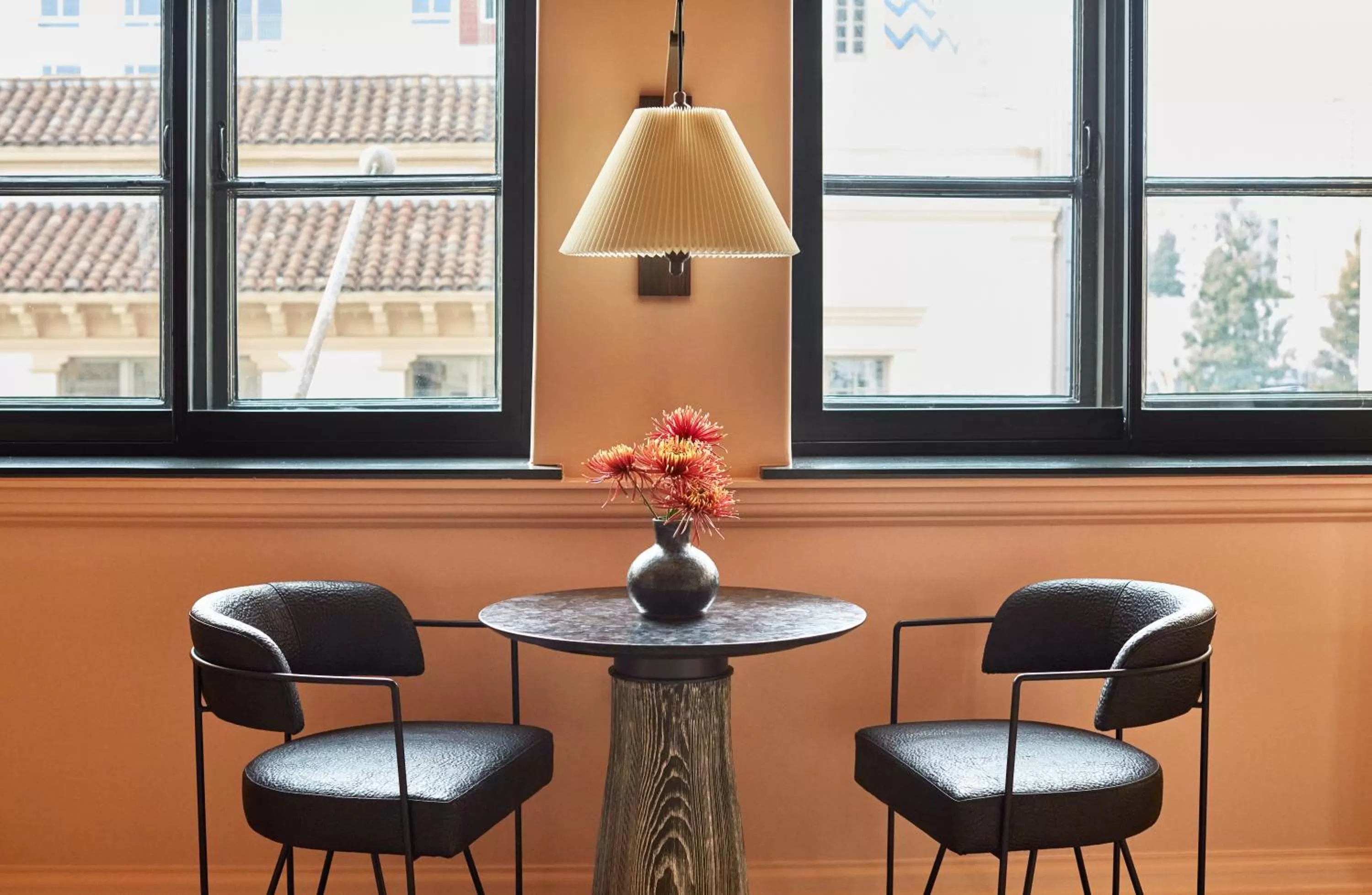 Seating area in Downtown Los Angeles Proper Hotel, a Member of Design Hotels