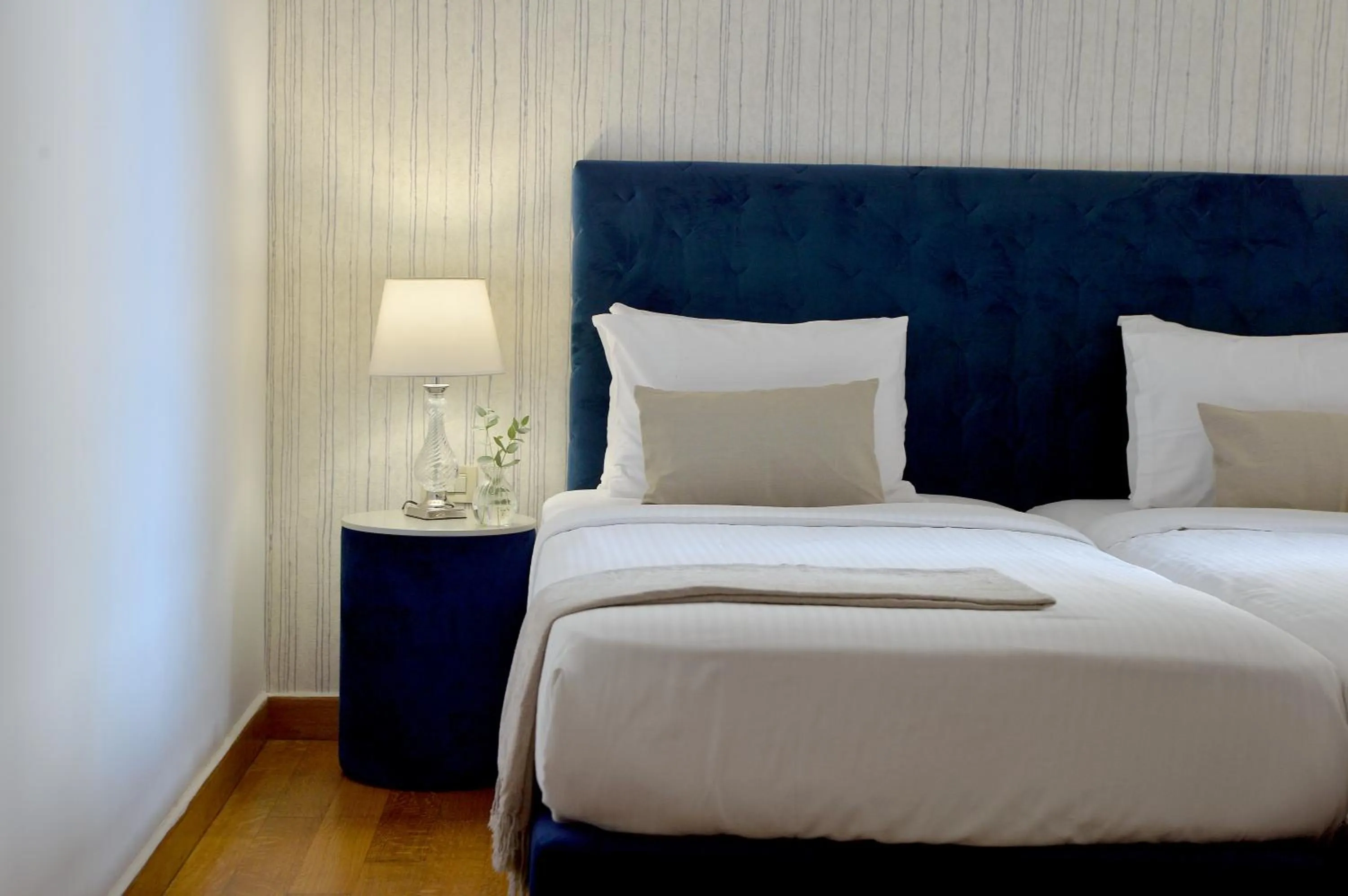 Bed in Athenaeum Eridanus Luxury Hotel