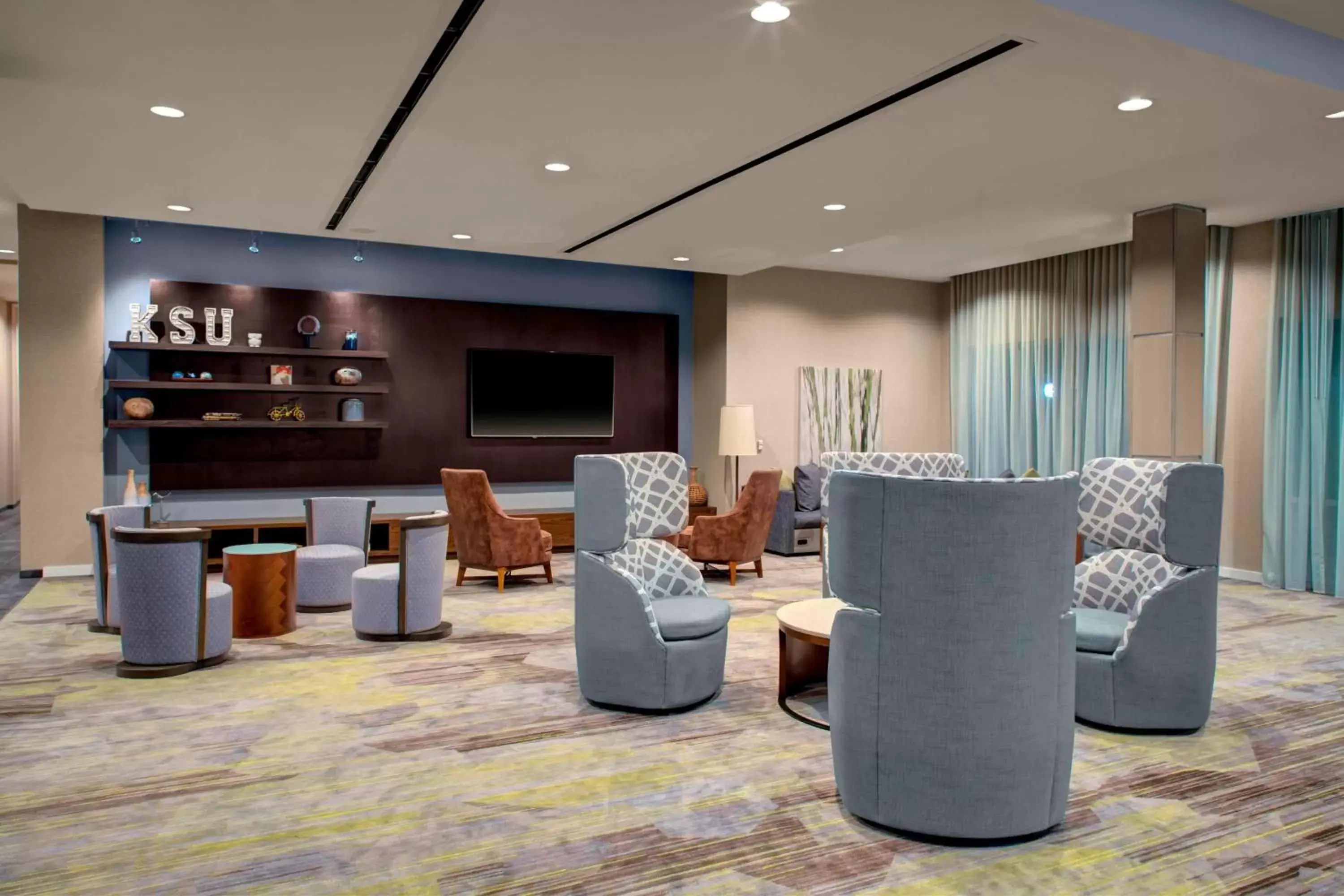 Lobby or reception, Seating Area in Courtyard by Marriott Atlanta Kennesaw