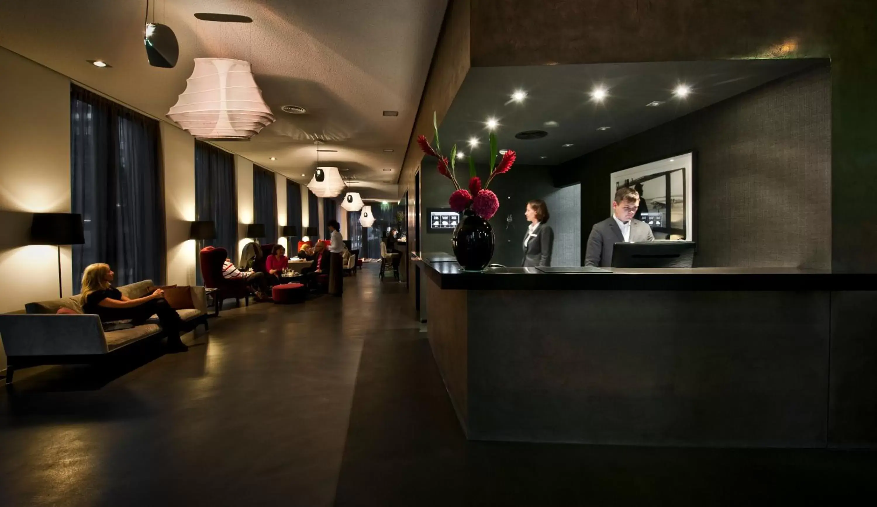 Lobby or reception in COSMO Hotel Berlin Mitte Lobby or reception in COSMO Hotel Berlin Mitte