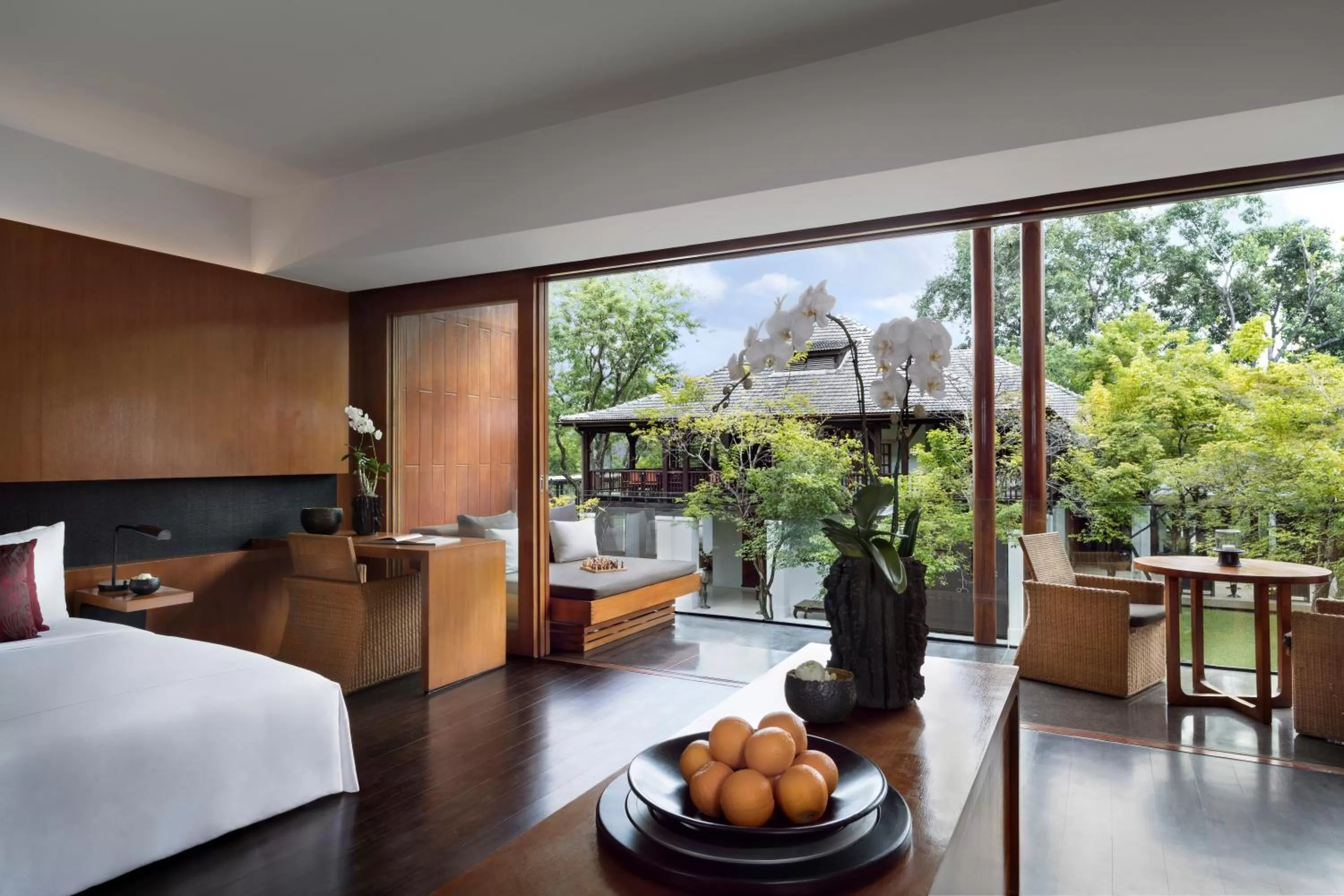 Photo of the whole room, Bed in Anantara Chiang Mai Resort