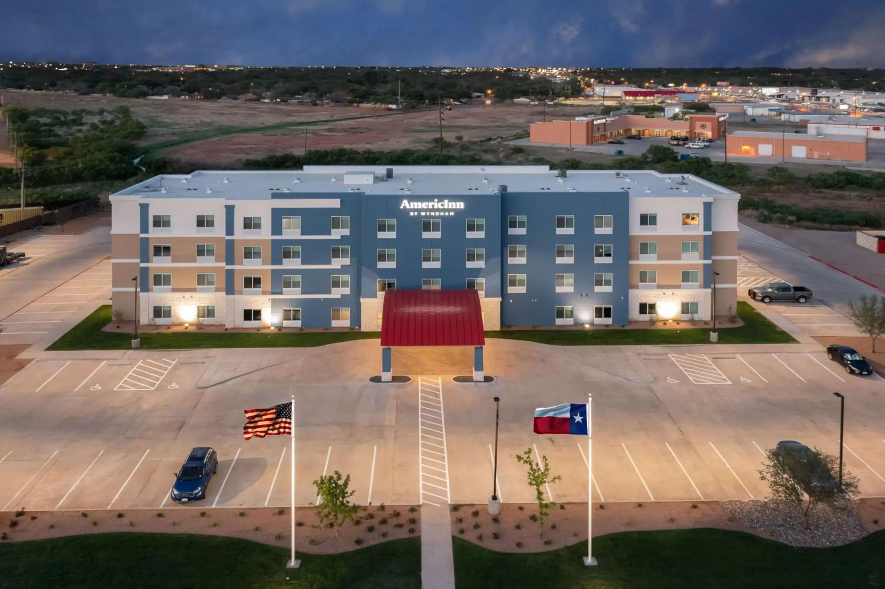 Property building, Bird's-eye View in AmericInn by Wyndham San Angelo