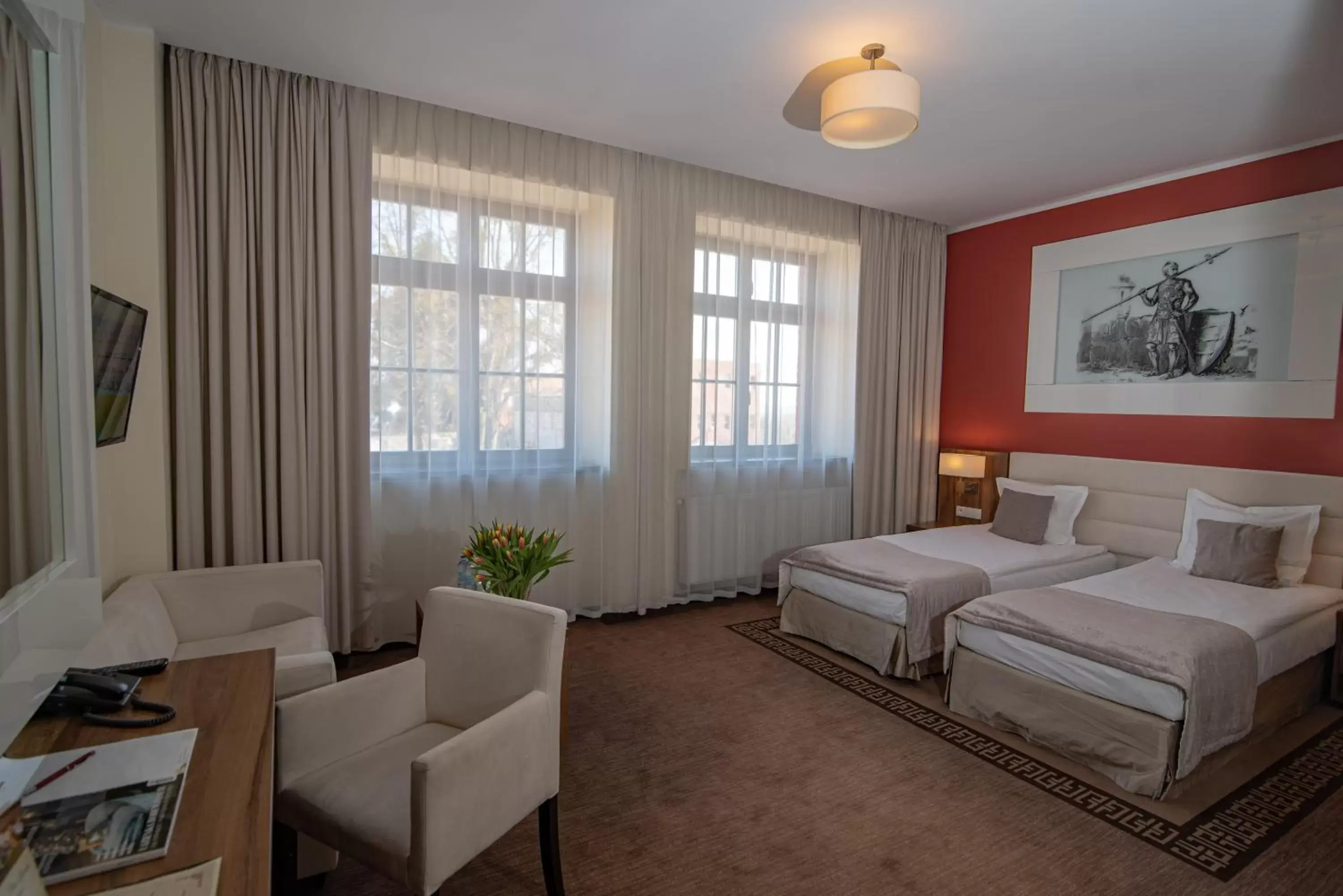 Standard Twin Room - Hotel Rycerski in Hotel Zamek Gniew Standard Twin Room - Hotel Rycerski in Hotel Zamek Gniew