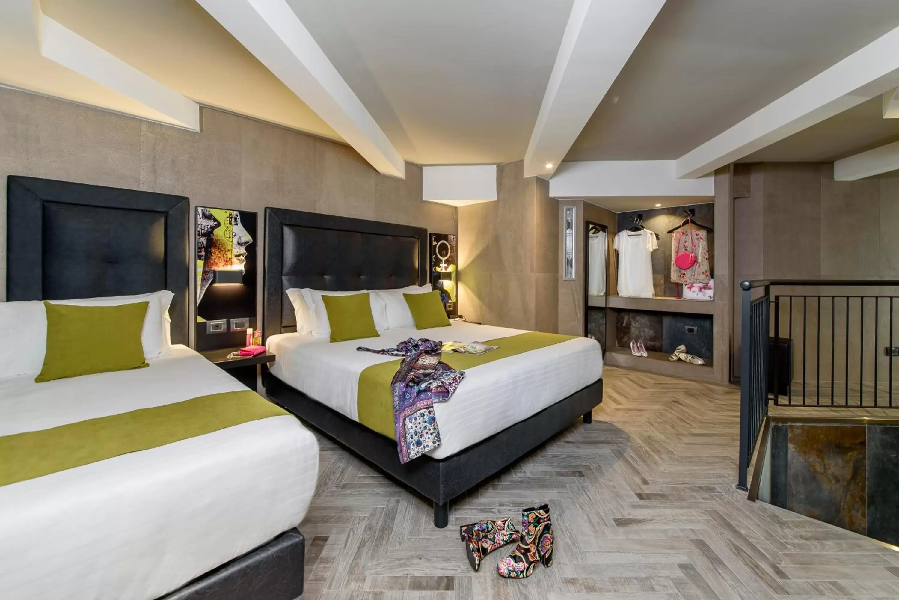Bedroom, Bed in Just Hotel Milano