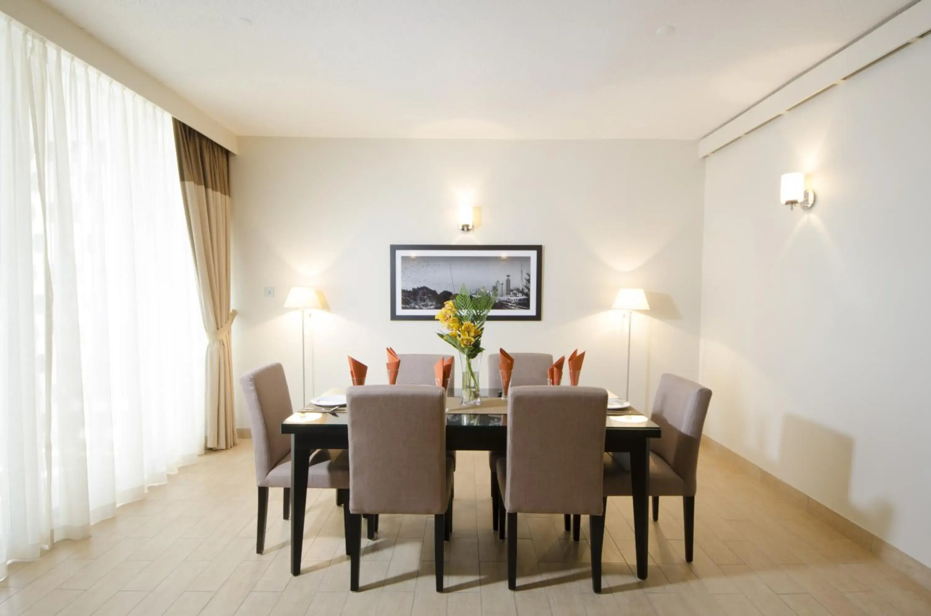 Living room, Dining Area in The Apartments, Dubai World Trade Centre Hotel Apartments