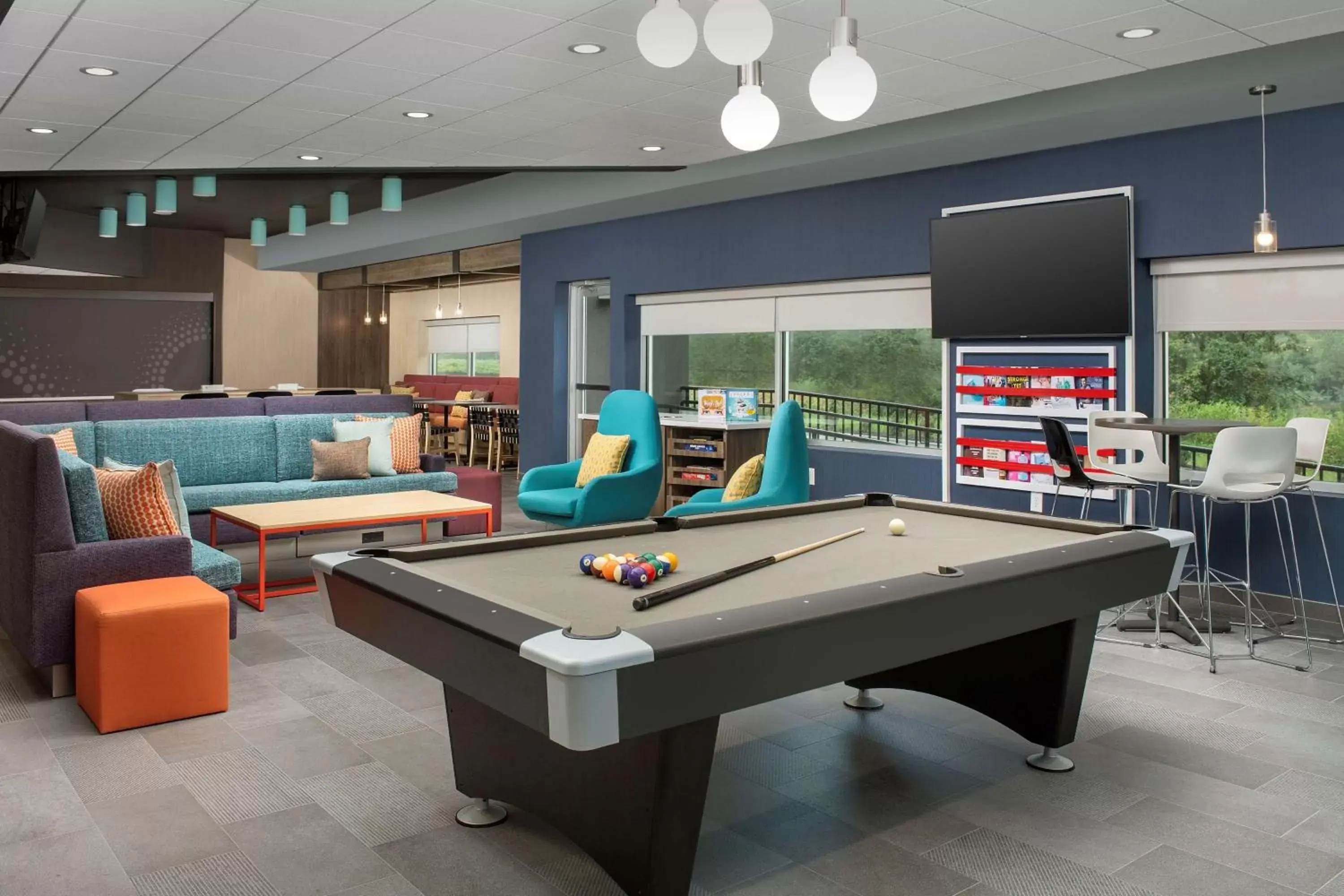 Lobby or reception, Billiards in Tru By Hilton Charlotte Airport Lake Pointe