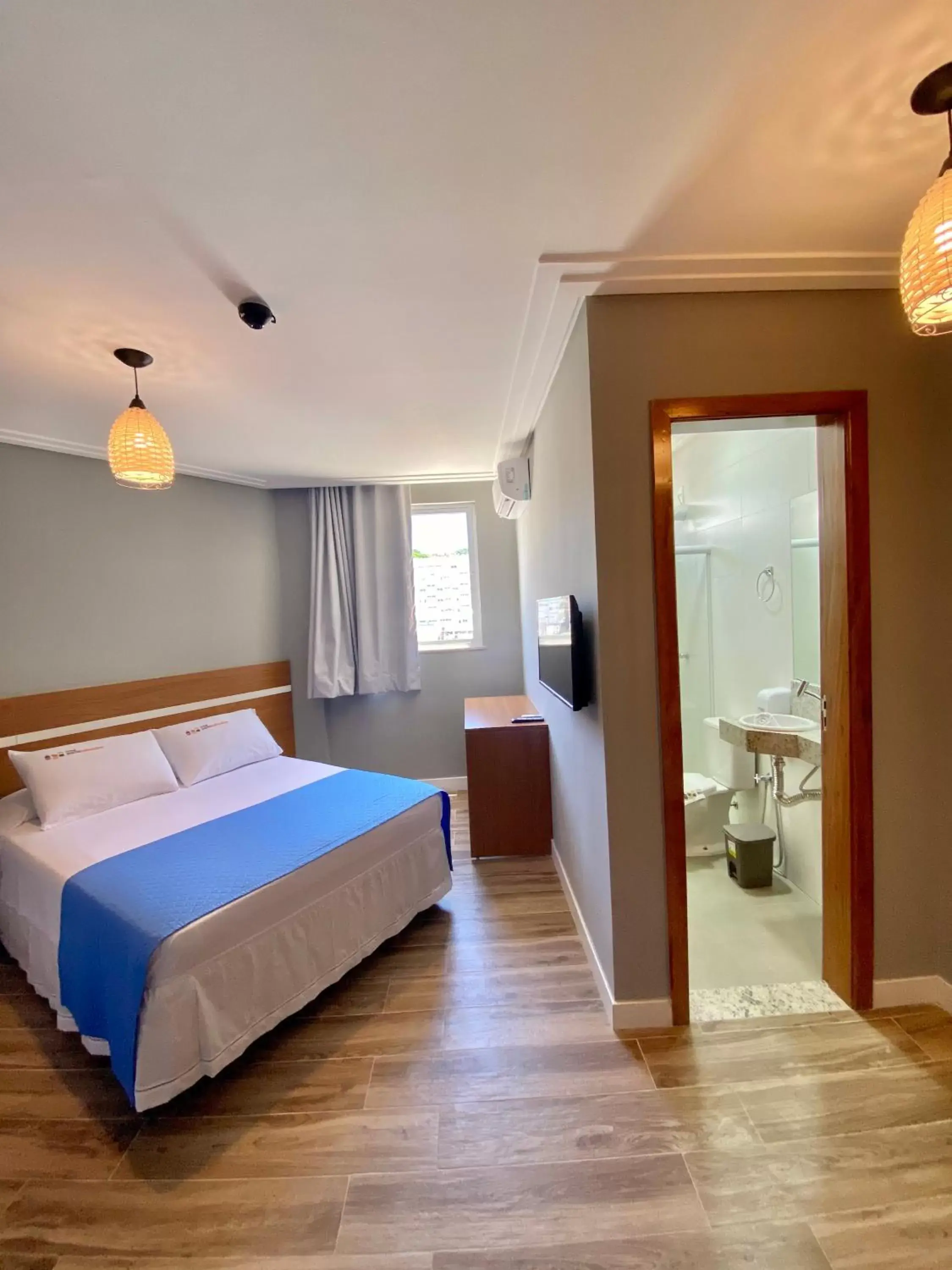 Bed in Hotel Porto Salvador